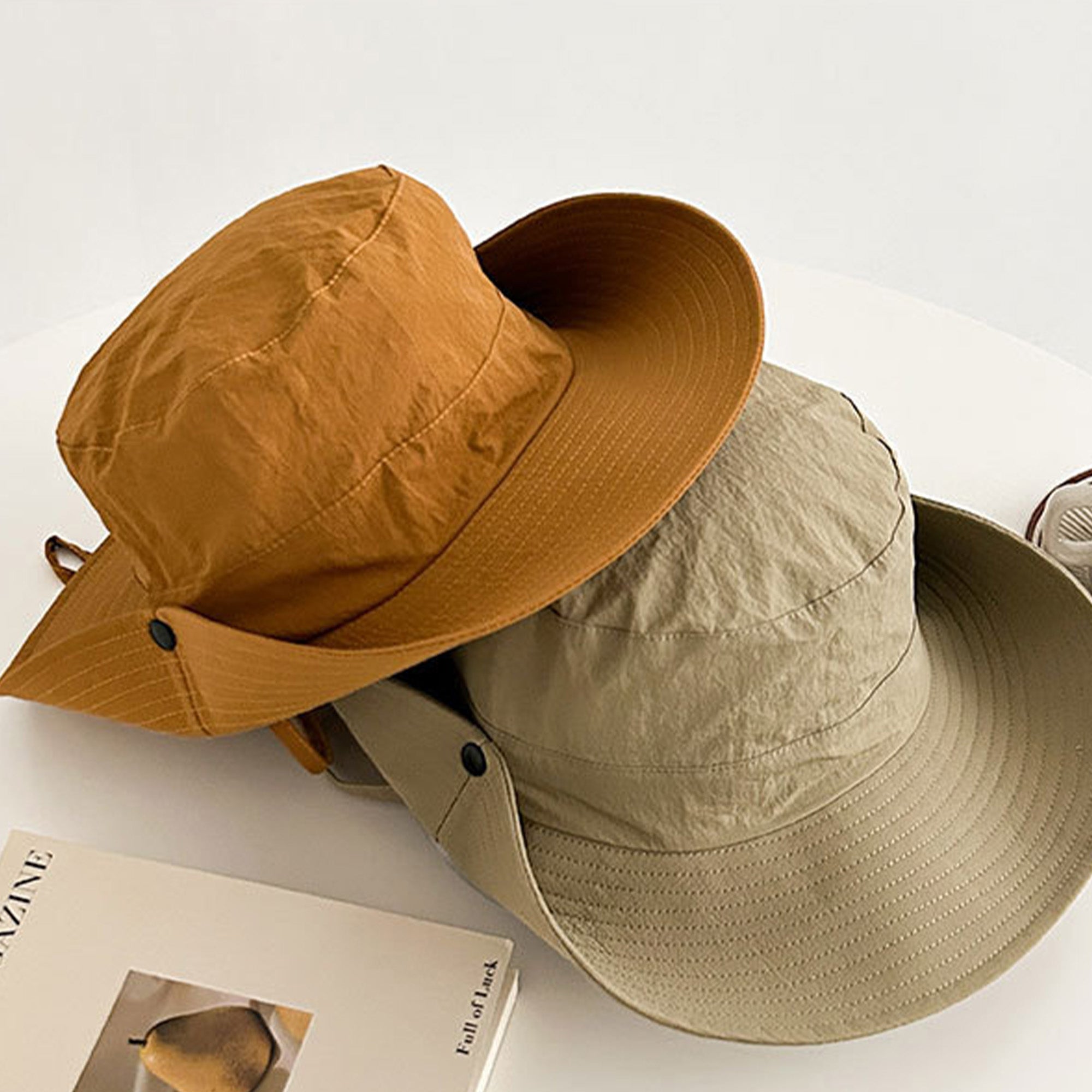 Anna-Kaci Lightweight Quick Dry Wide Brim Hiking Hat with Adjustable Chin Strap
