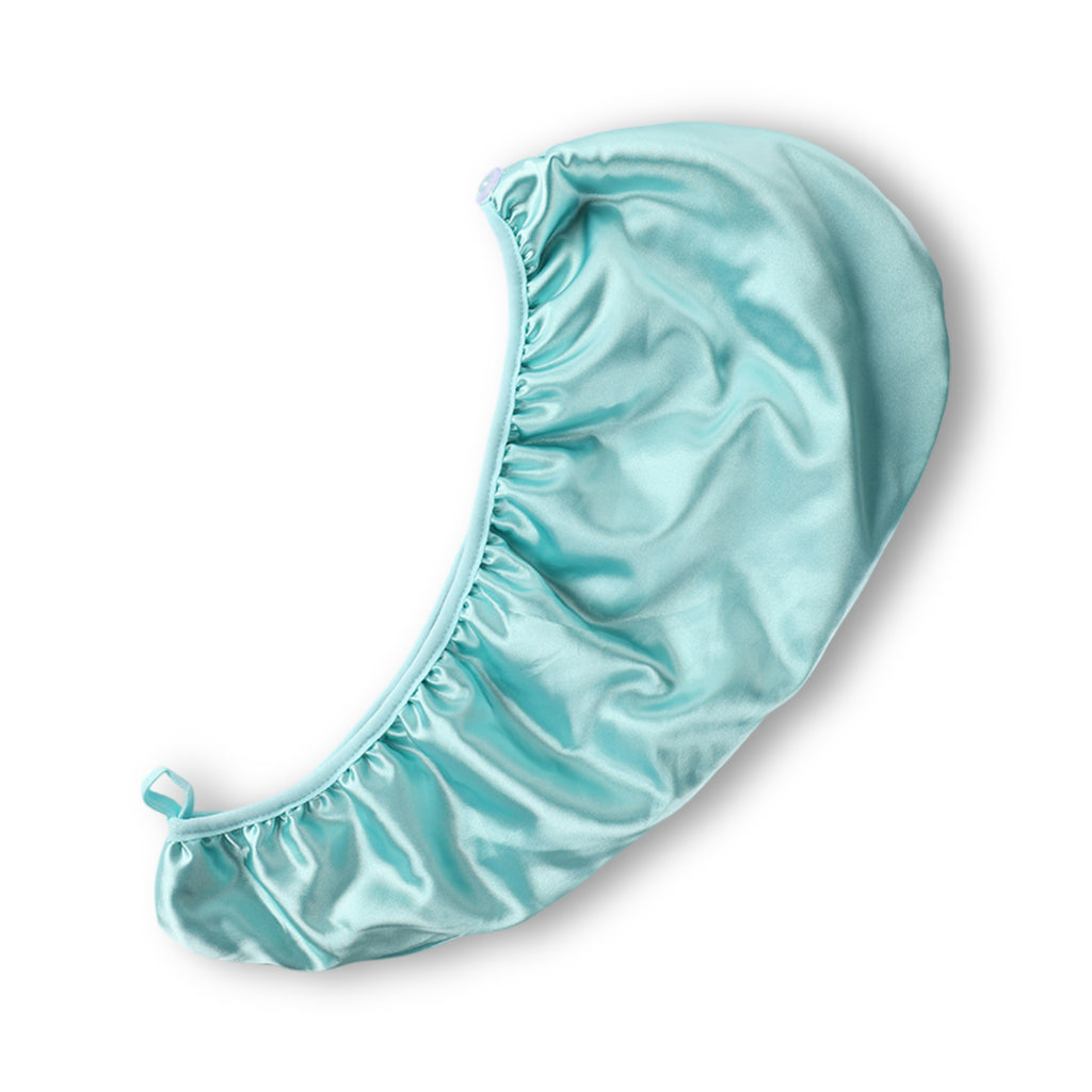 Anna-Kaci Soft Double Layer Hair Drying Cap with Secure Button Loop Closure
