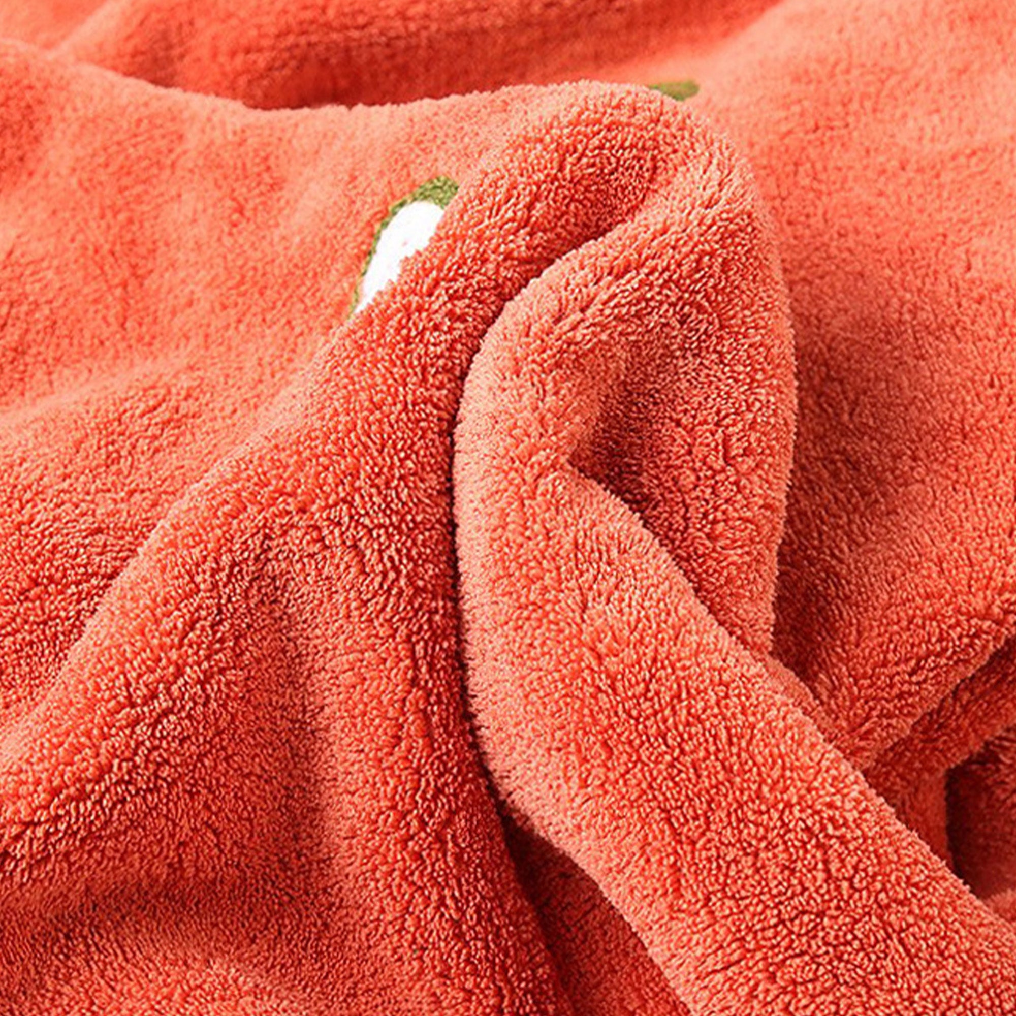 Anna-Kaci Soft Cute Hair Drying Towel Cap with Secure Button Loop for Fast Absorbent
