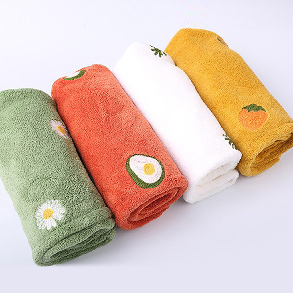 Anna-Kaci Soft Cute Hair Drying Towel Cap with Secure Button Loop for Fast Absorbent