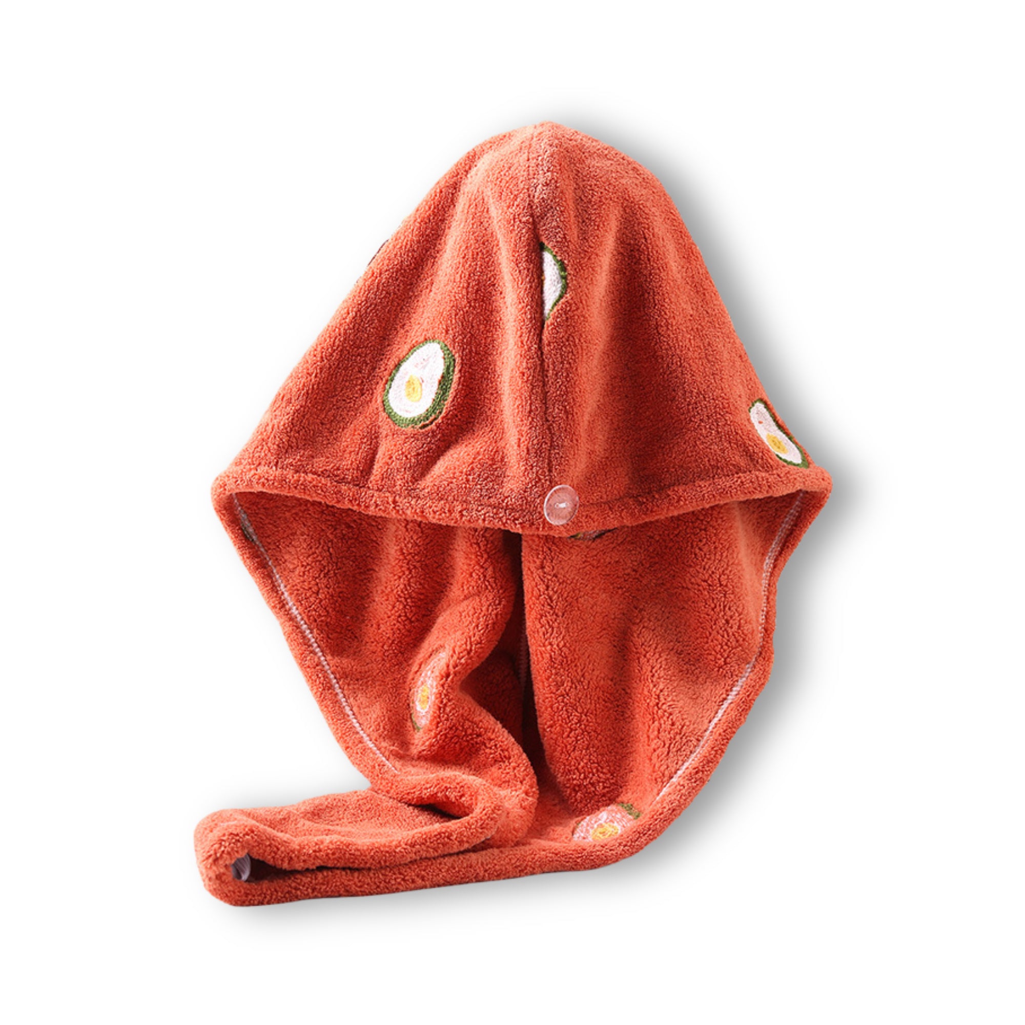 Anna-Kaci Soft Cute Hair Drying Towel Cap with Secure Button Loop for Fast Absorbent