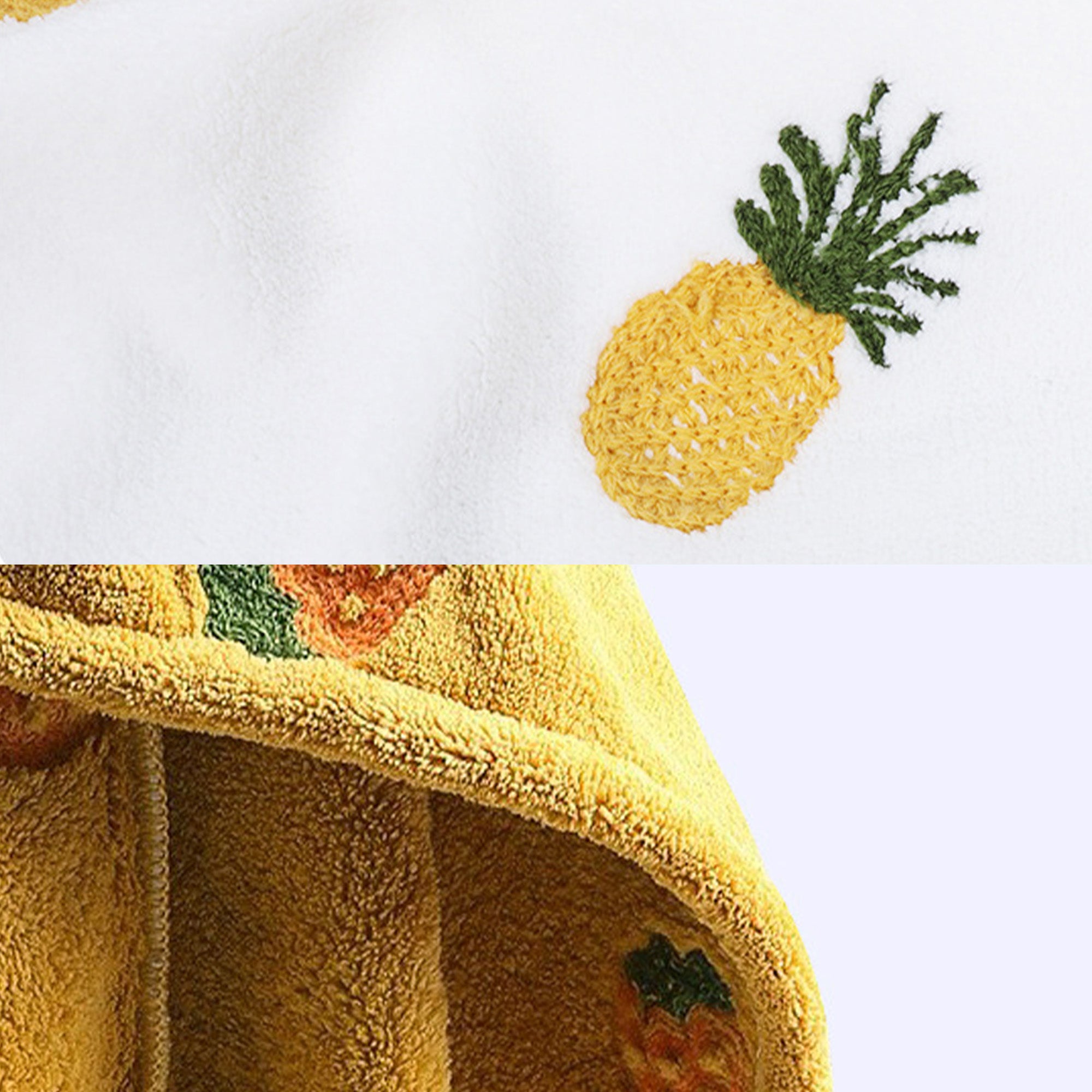 Anna-Kaci Soft Cute Hair Drying Towel Cap with Secure Button Loop for Fast Absorbent