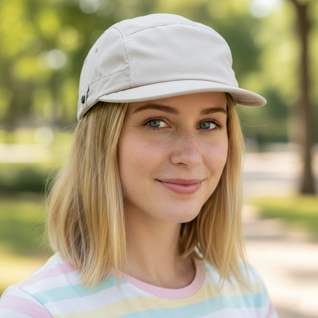 Anna-Kaci Quick Dry Short Brim Baseball Cap With Sunglasses Holder Lightweight Hat