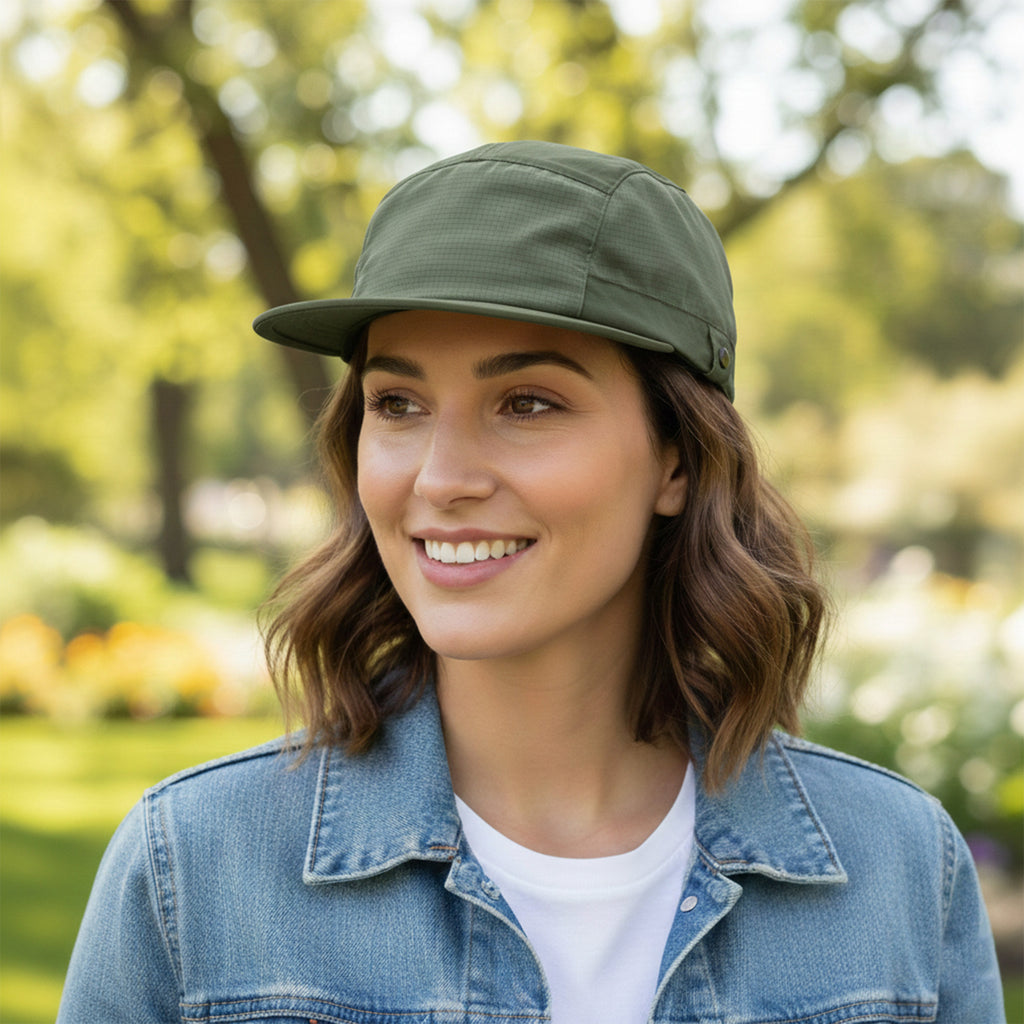 Anna-Kaci Quick Dry Short Brim Baseball Cap With Sunglasses Holder Lightweight Hat