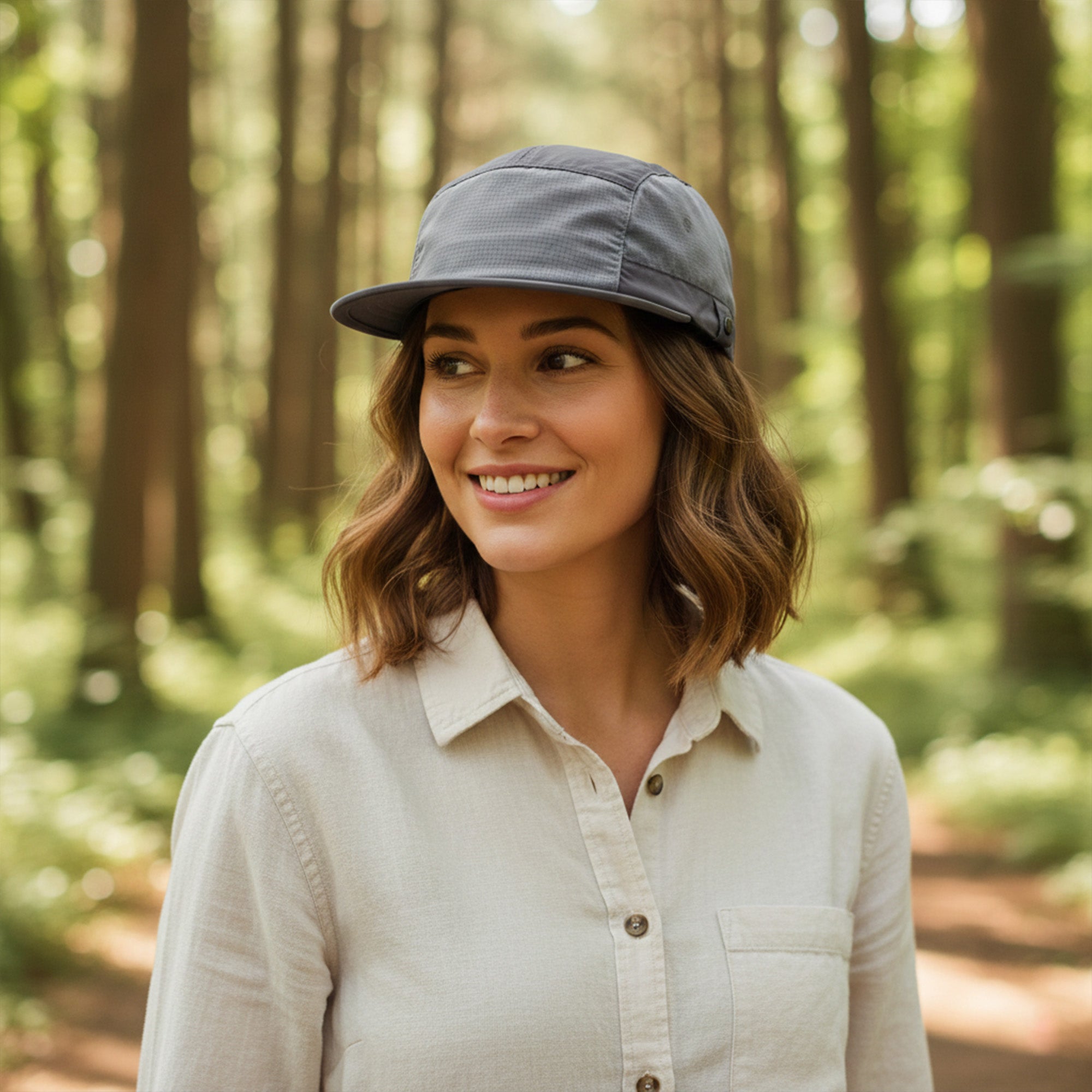 Anna-Kaci Quick Dry Short Brim Baseball Cap With Sunglasses Holder Lightweight Hat