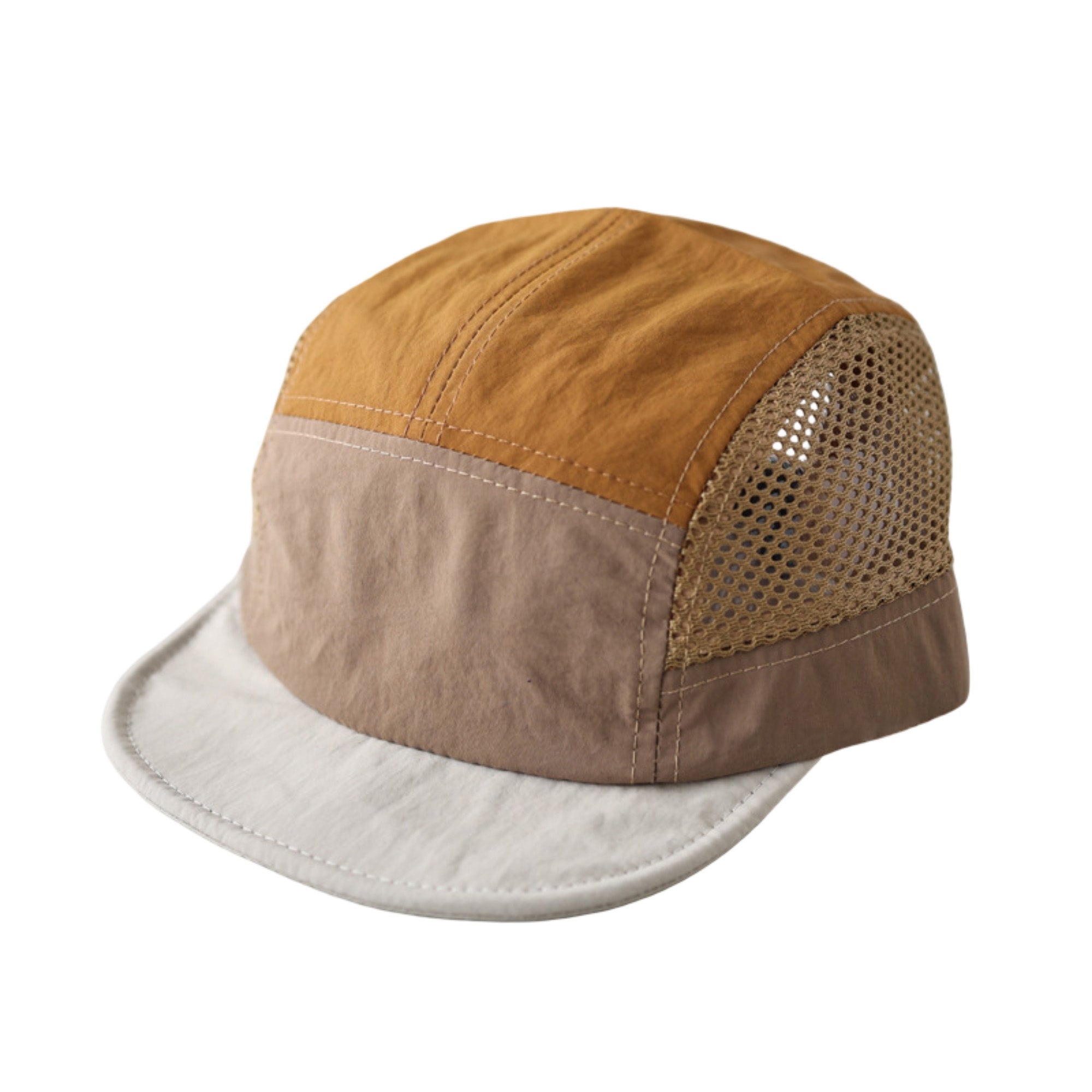 Anna-Kaci Short Brim Lightweight Mesh Panel Adjustable Five Panel Cap