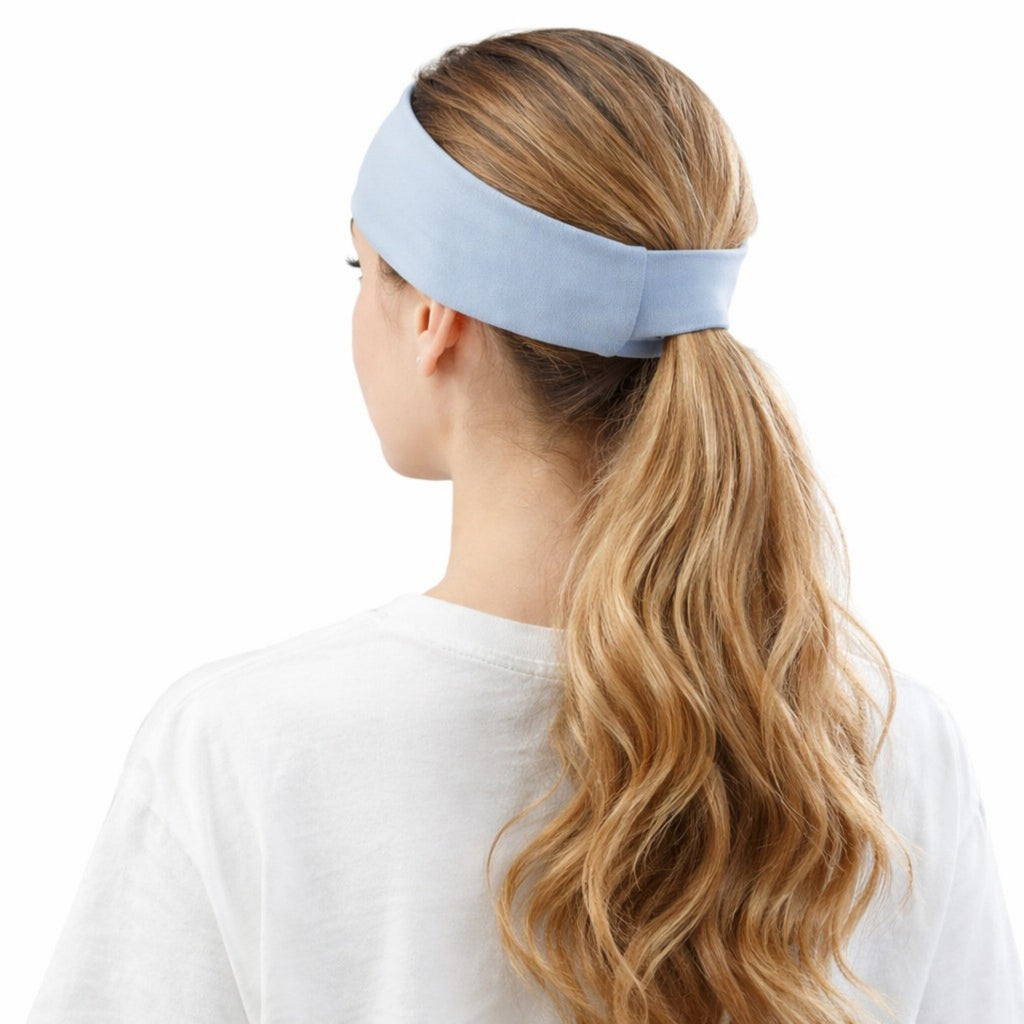 Anna-Kaci Women's Wide Stretch Sports Headband Soft Elastic Fabric Comfortable Secure Fit Hair Accessory