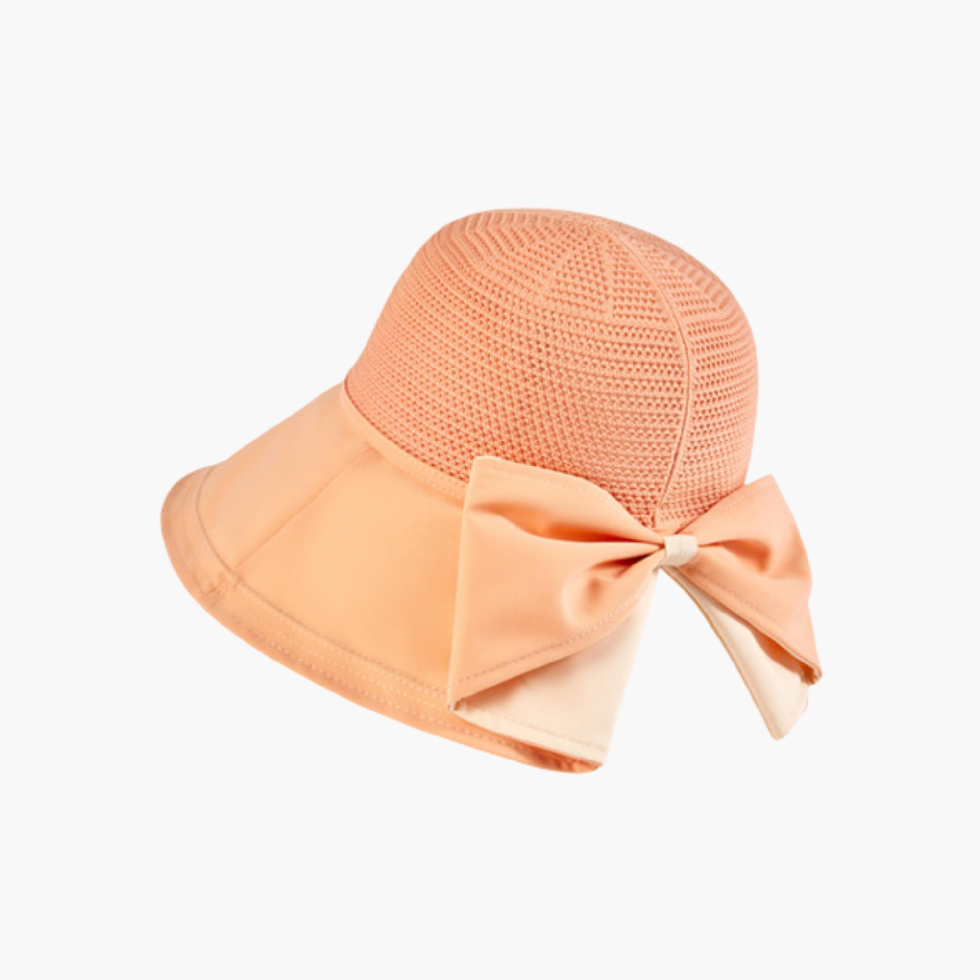 Anna-Kaci Womens Wide Brim Sun Hat with Breathable Weave and Bow Detail