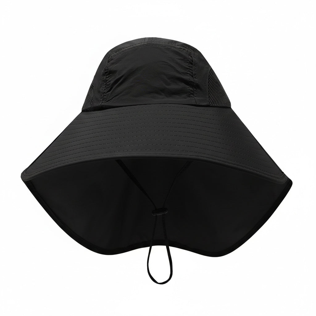 Anna-Kaci Wide Brim Sun Hat with Neck Flap UV Protection Lightweight Breathable Outdoor Hat