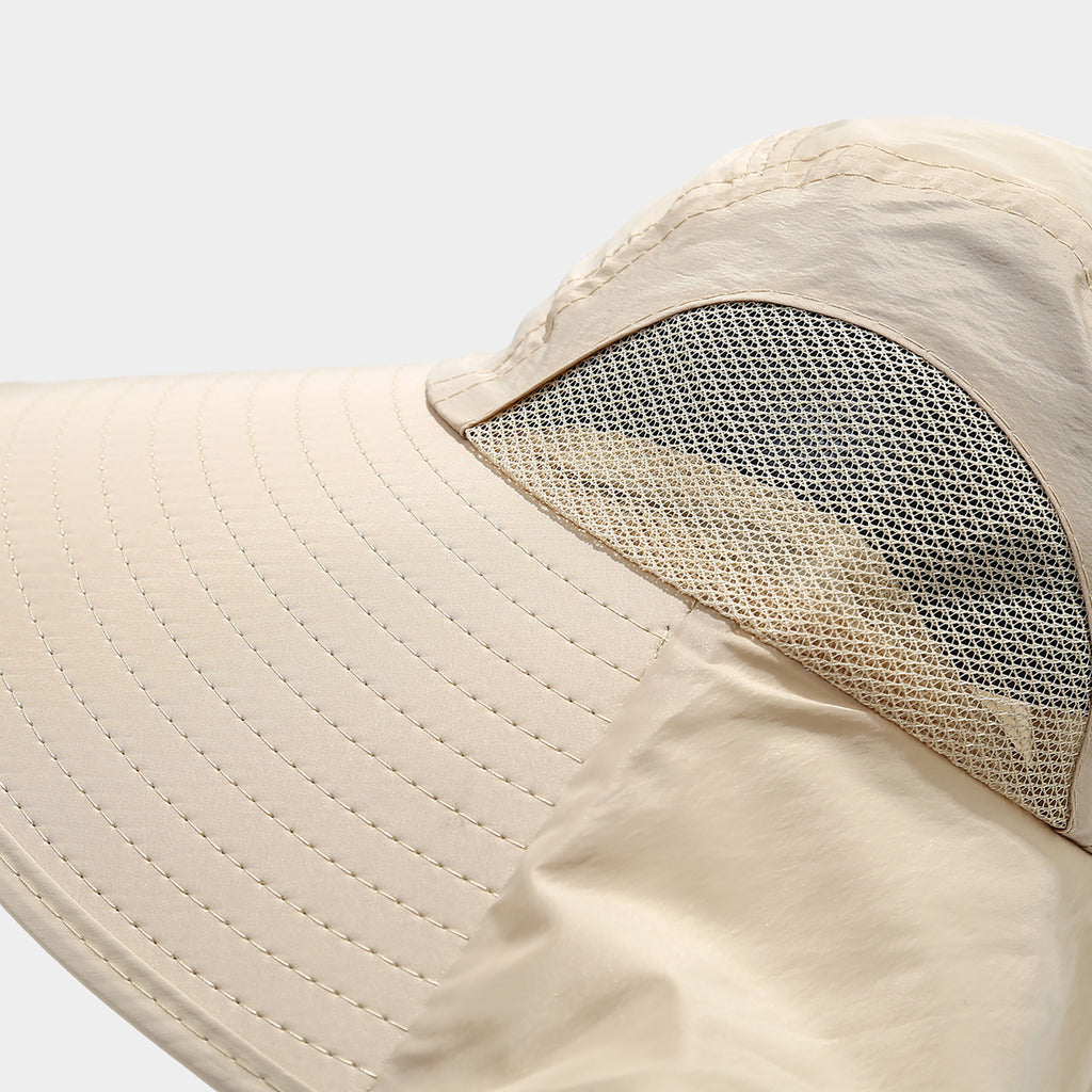 Anna-Kaci Wide Brim Sun Hat with Neck Flap UV Protection Lightweight Breathable Outdoor Hat