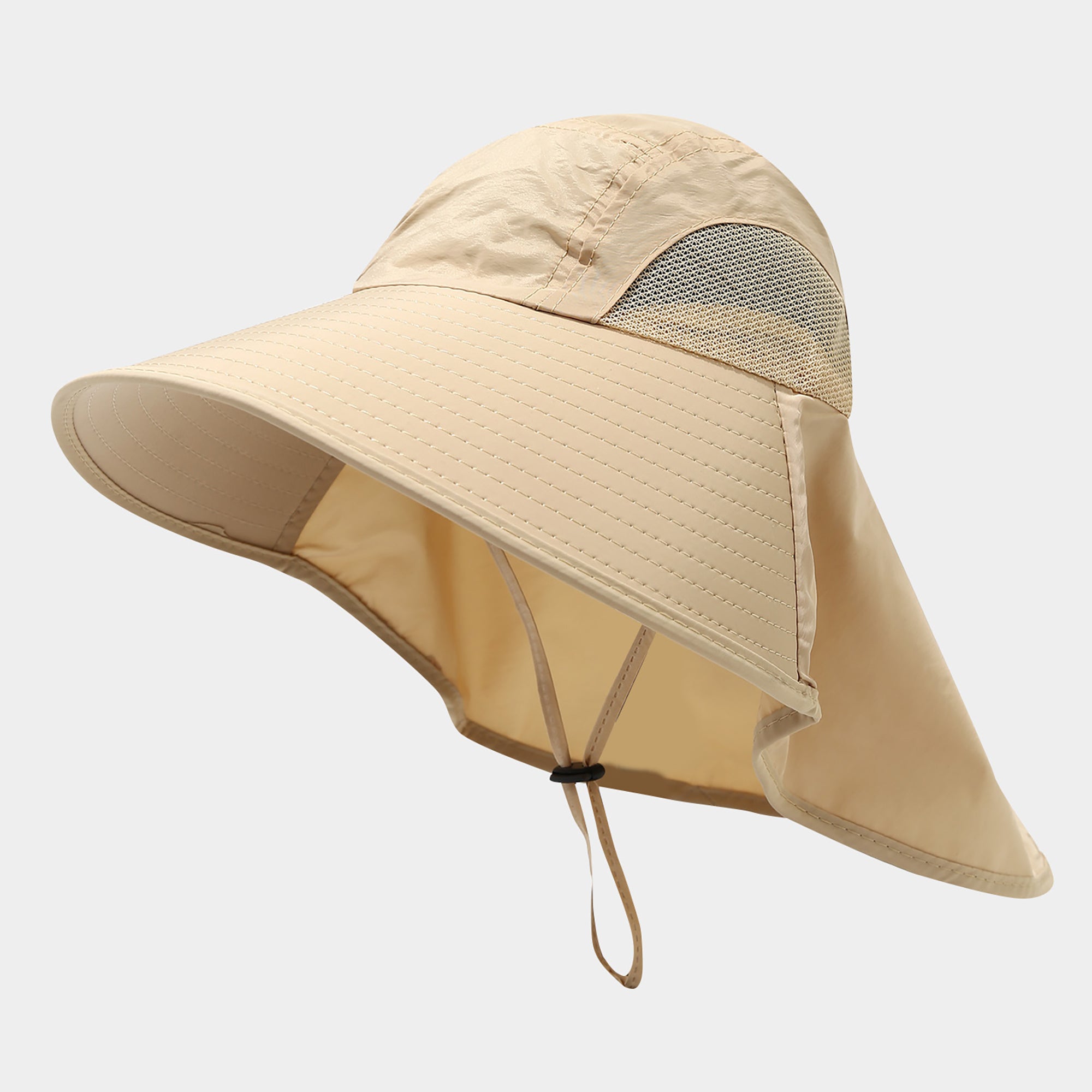 Anna-Kaci Wide Brim Sun Hat with Neck Flap UV Protection Lightweight Breathable Outdoor Hat