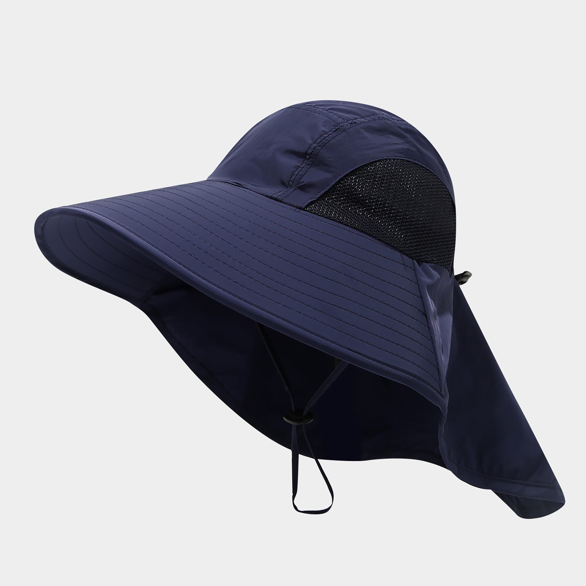 Anna-Kaci Wide Brim Sun Hat with Neck Flap UV Protection Lightweight Breathable Outdoor Hat