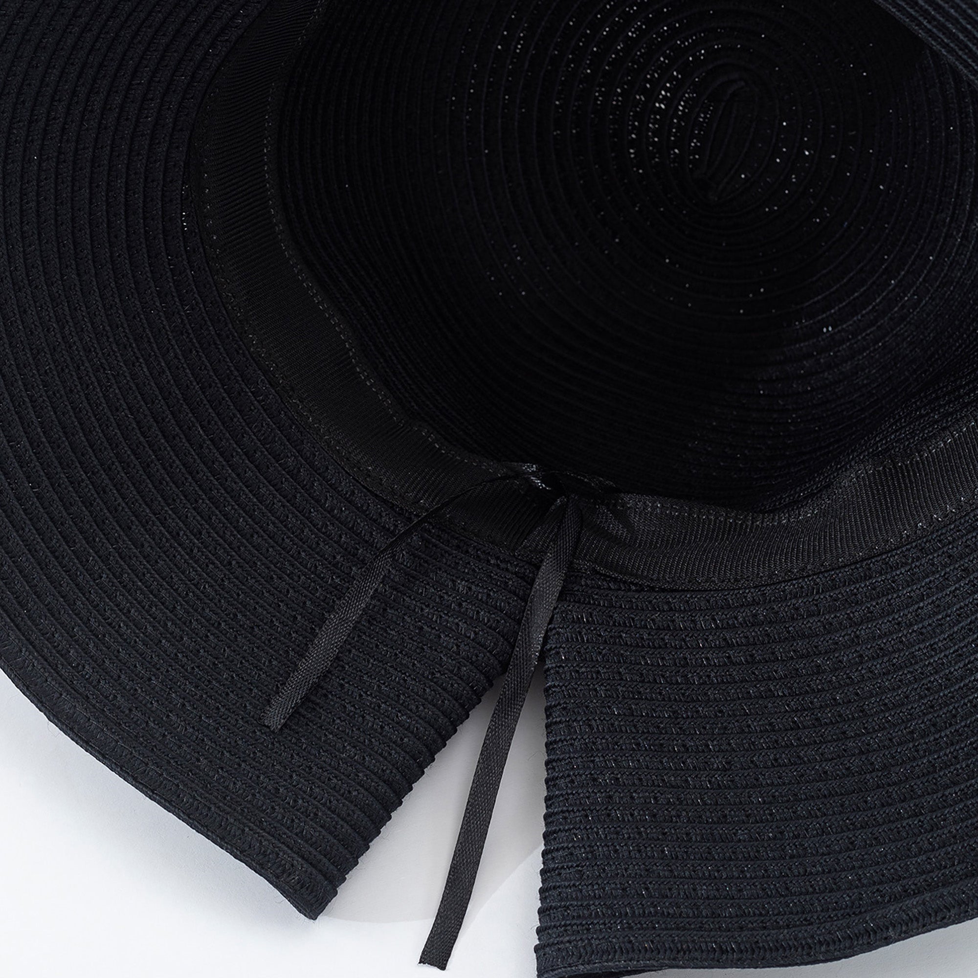 Anna-Kaci Womens Wide Brim Straw Sun Hat with Oversized Bow Detail and Adjustable Inner Band