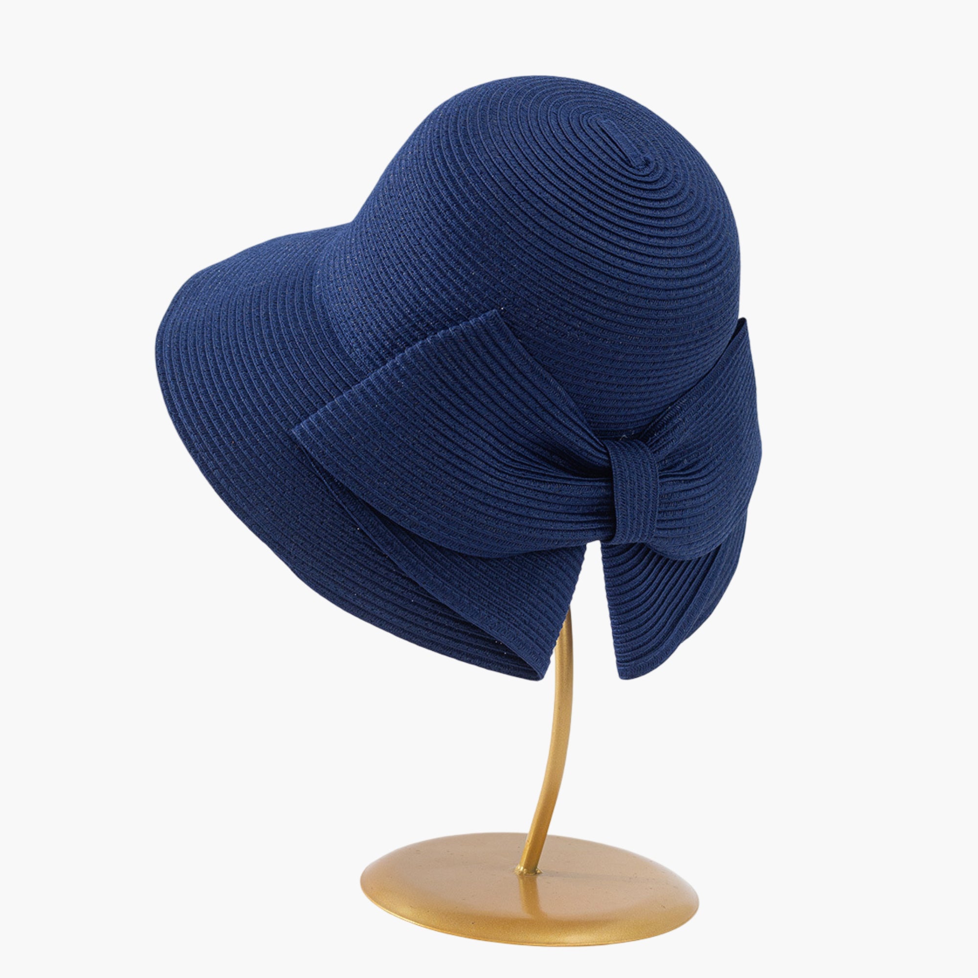 Anna-Kaci Womens Wide Brim Straw Sun Hat with Oversized Bow Detail and Adjustable Inner Band