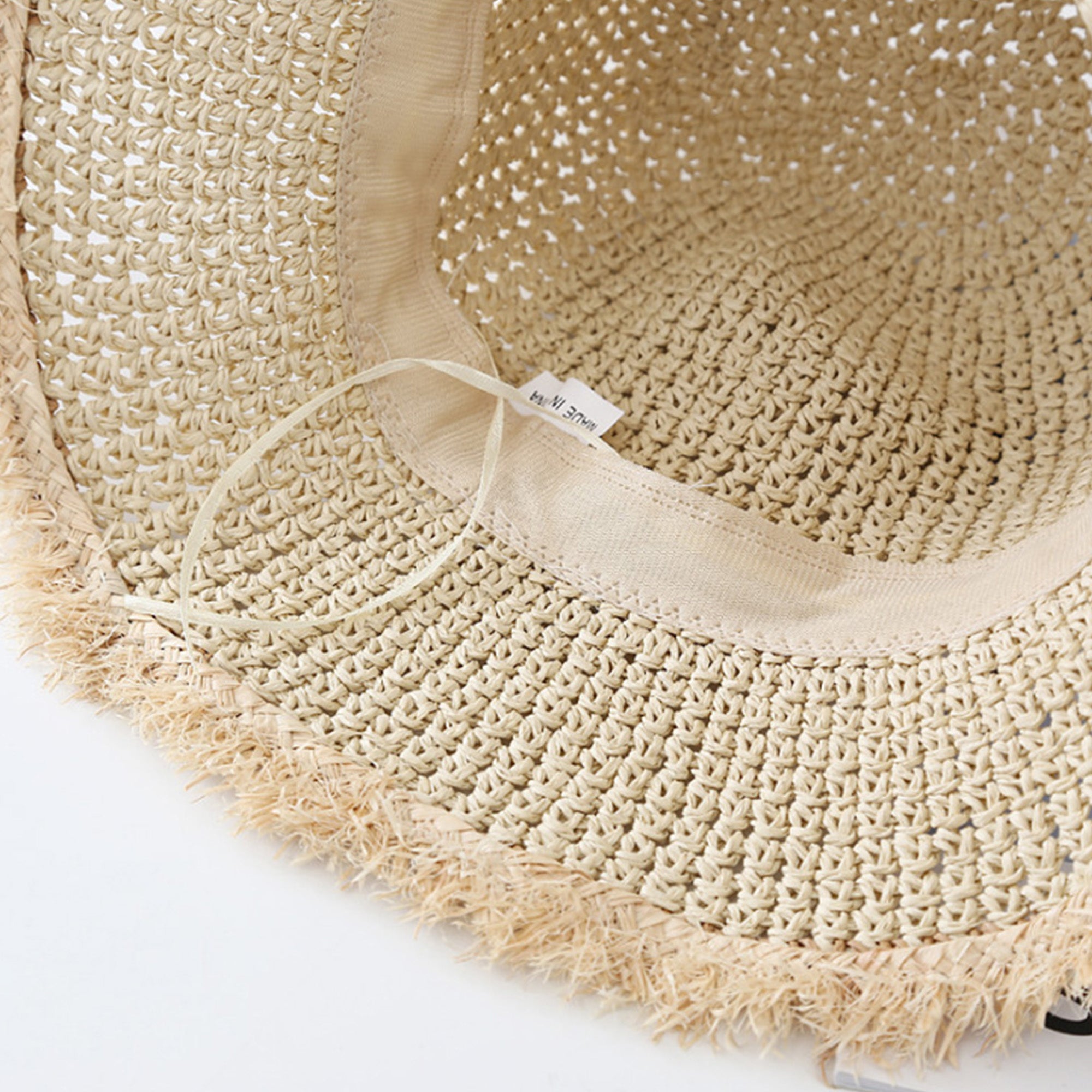 Anna-Kaci Womens Packable Straw Sun Hat Breathable Summer Beach Travel Hat