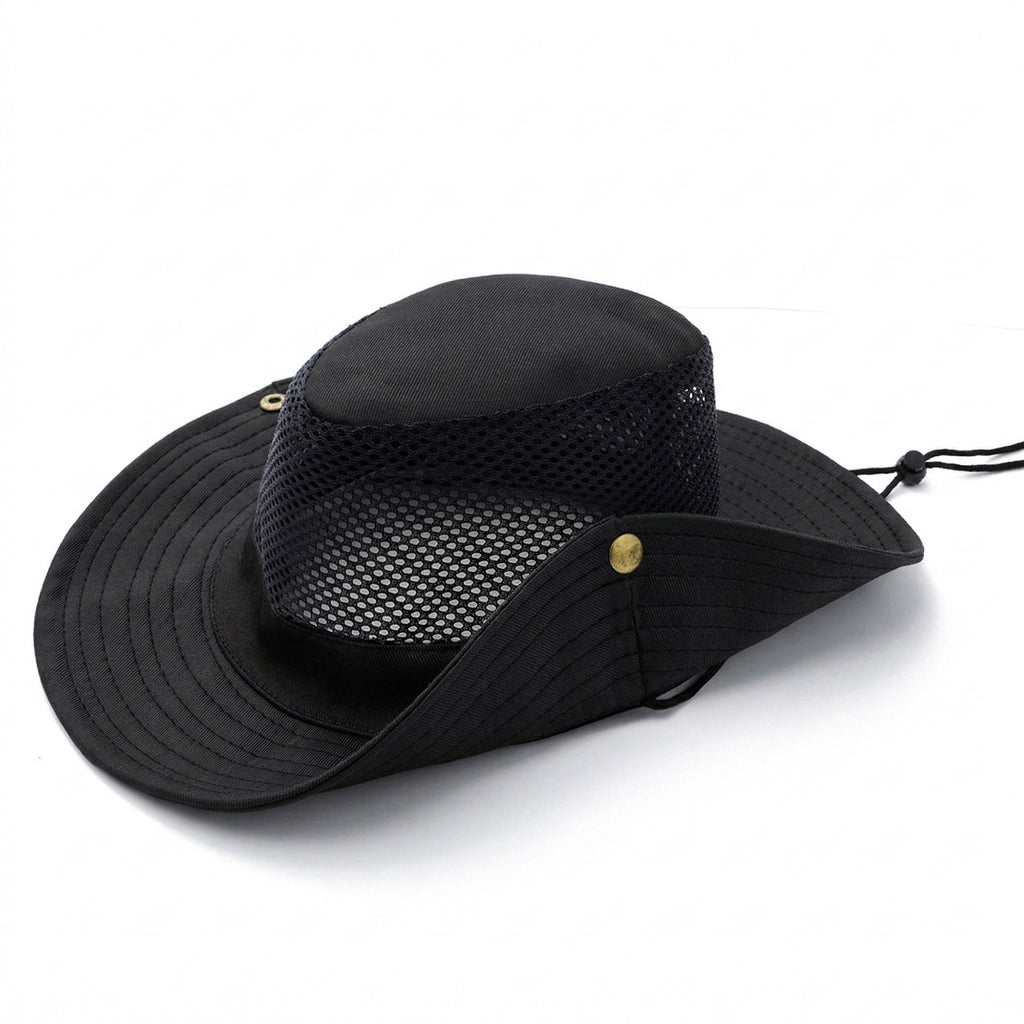 Anna-Kaci Wide Brim Mesh Sun Hat Lightweight Breathable Outdoor Fishing Hiking Safari Hat