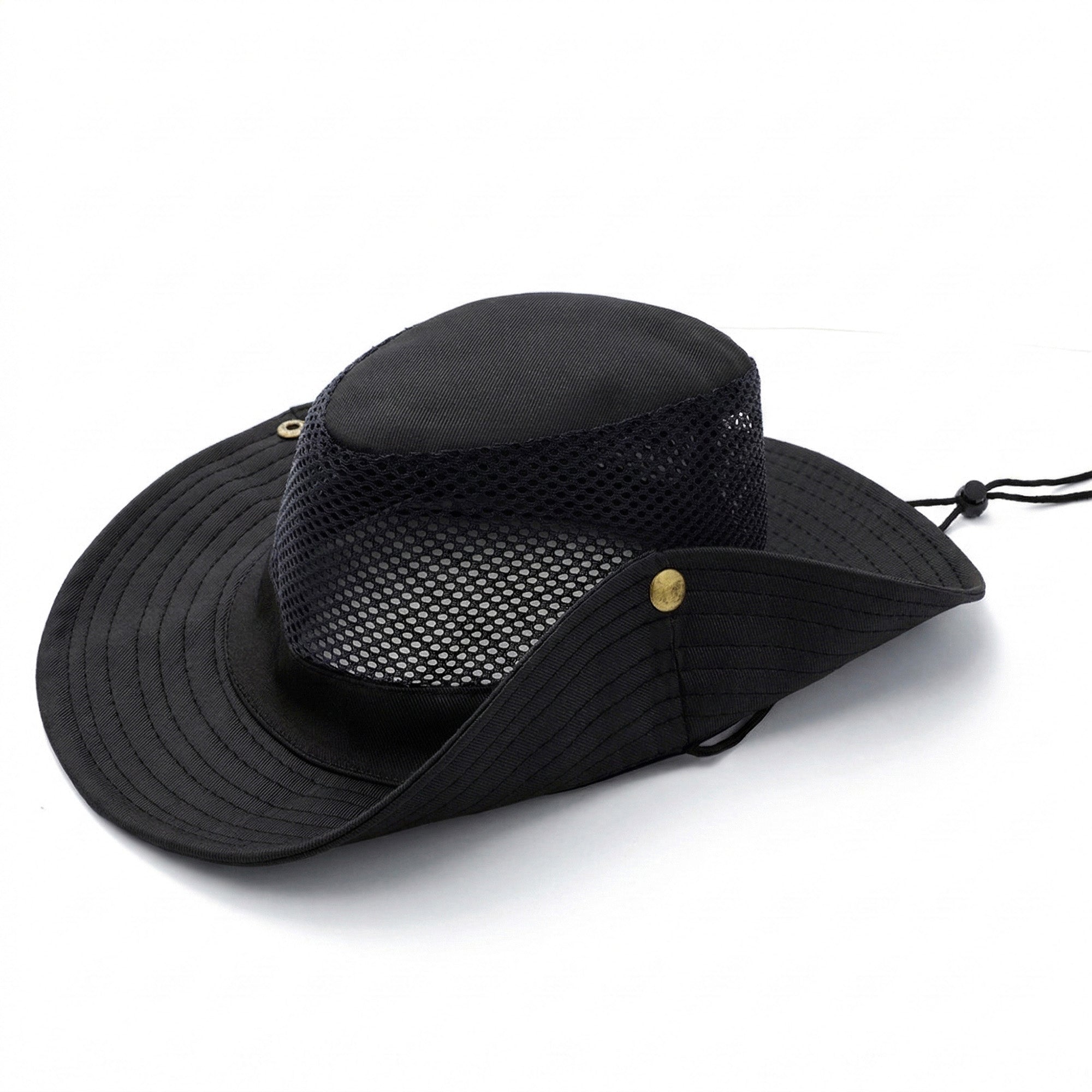 Anna-Kaci Wide Brim Mesh Sun Hat Lightweight Breathable Outdoor Fishing Hiking Safari Hat