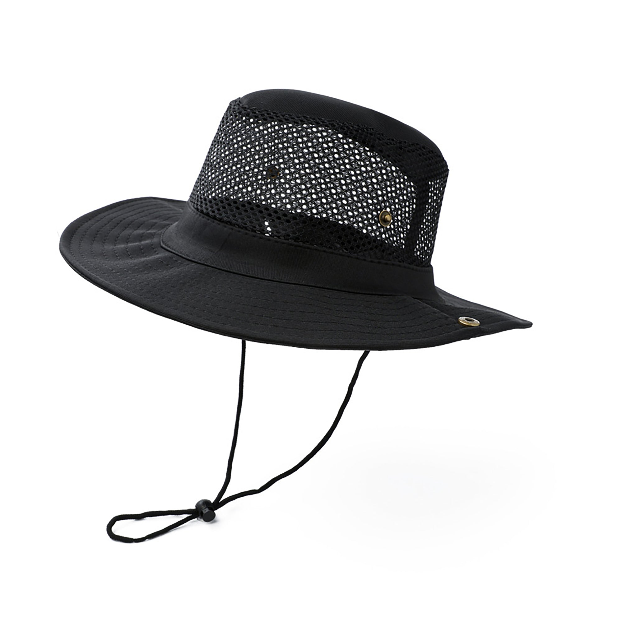 Anna-Kaci Wide Brim Mesh Sun Hat Lightweight Breathable Outdoor Fishing Hiking Safari Hat