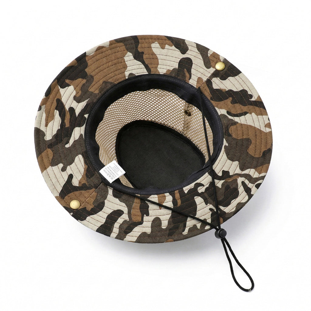 Anna-Kaci Wide Brim Mesh Sun Hat Lightweight Breathable Outdoor Fishing Hiking Safari Hat