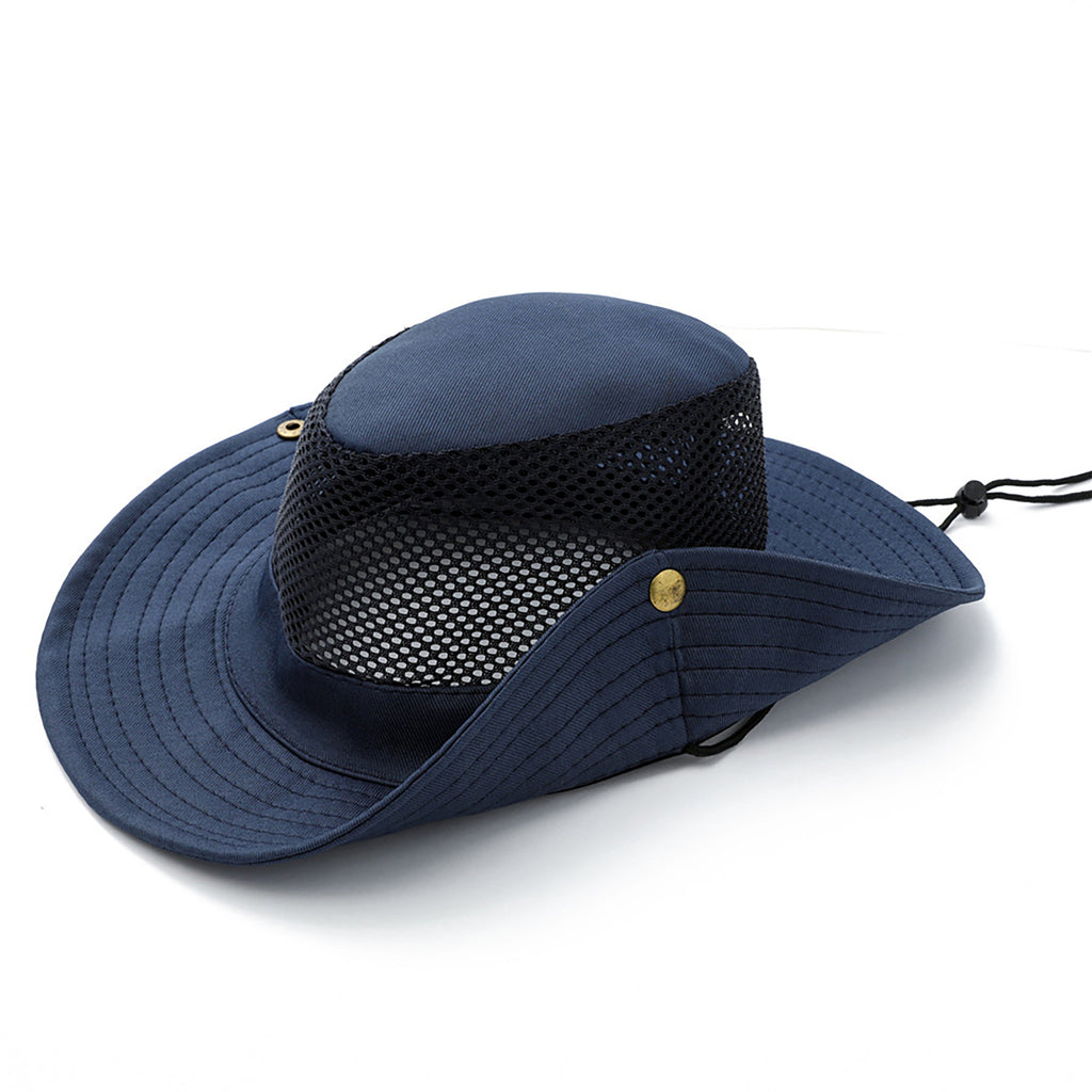 Anna-Kaci Wide Brim Mesh Sun Hat Lightweight Breathable Outdoor Fishing Hiking Safari Hat