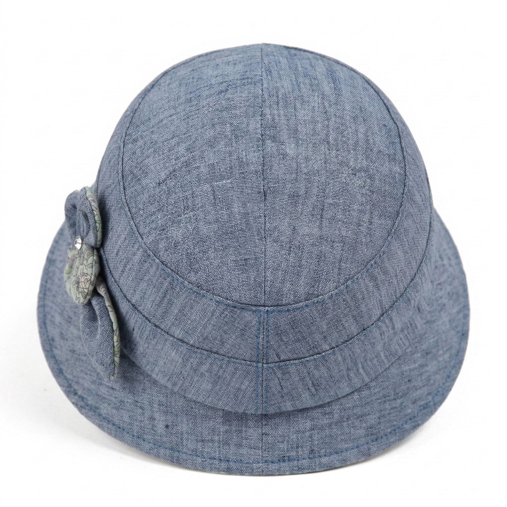 Anna-Kaci Womens Wide Brim Summer Sun Hat Lightweight Linen Style Bucket Hat