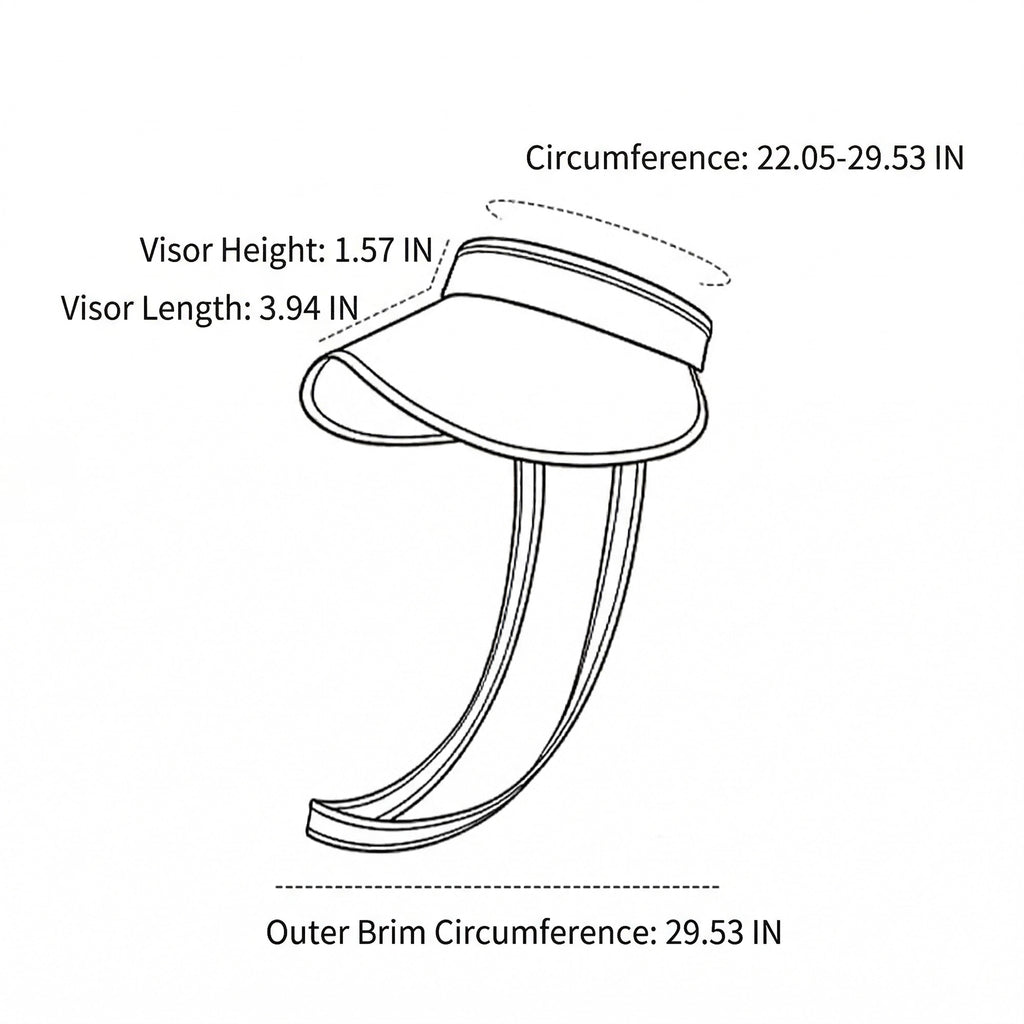 Anna-Kaci Womens Sun Visor Hat Lightweight Foldable Outdoor Beach Travel Sun Hat