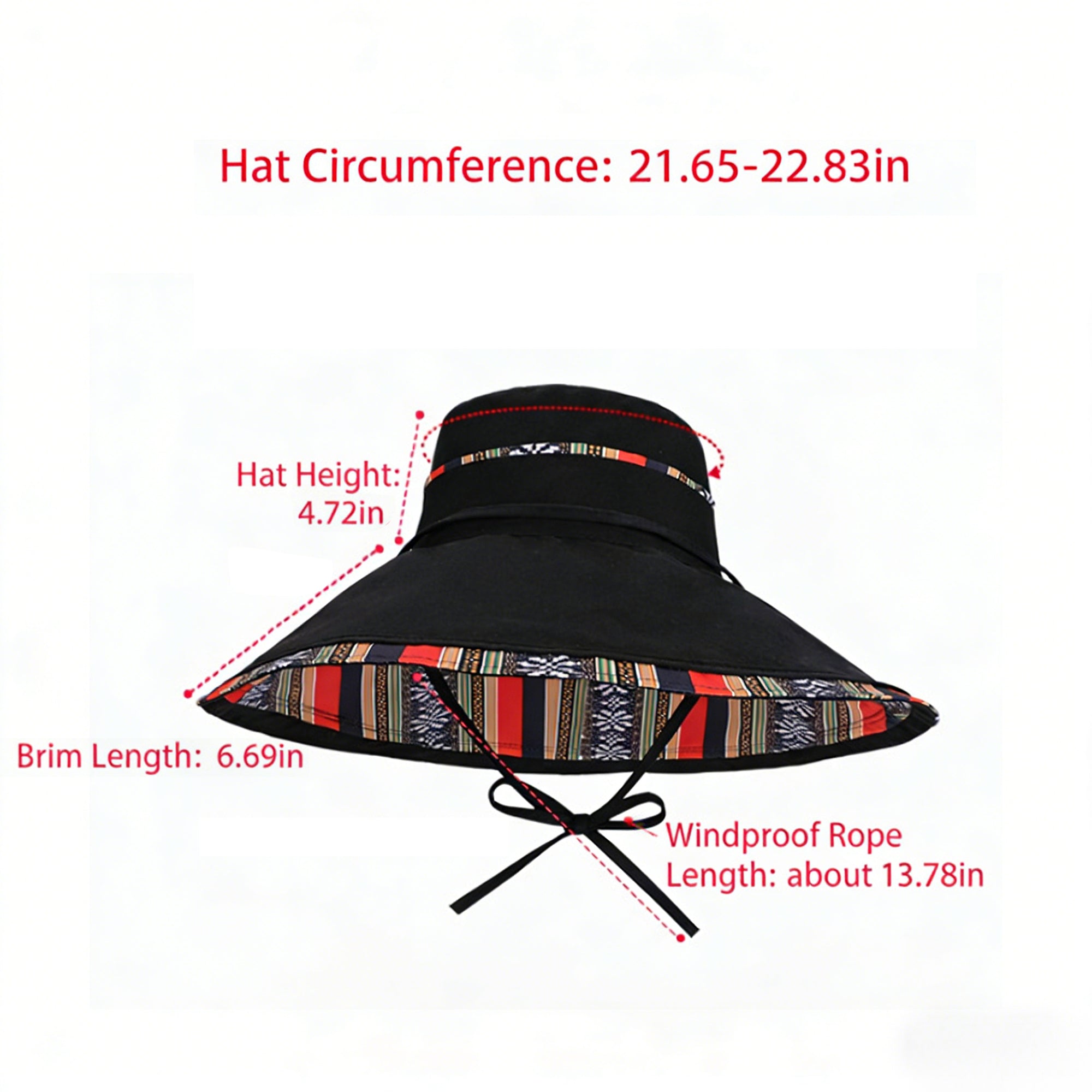 Anna-Kaci Women's Reversible Wide Brim Sun Hat with Chin Tie Large Floppy Brim Packable Summer Beach Hat