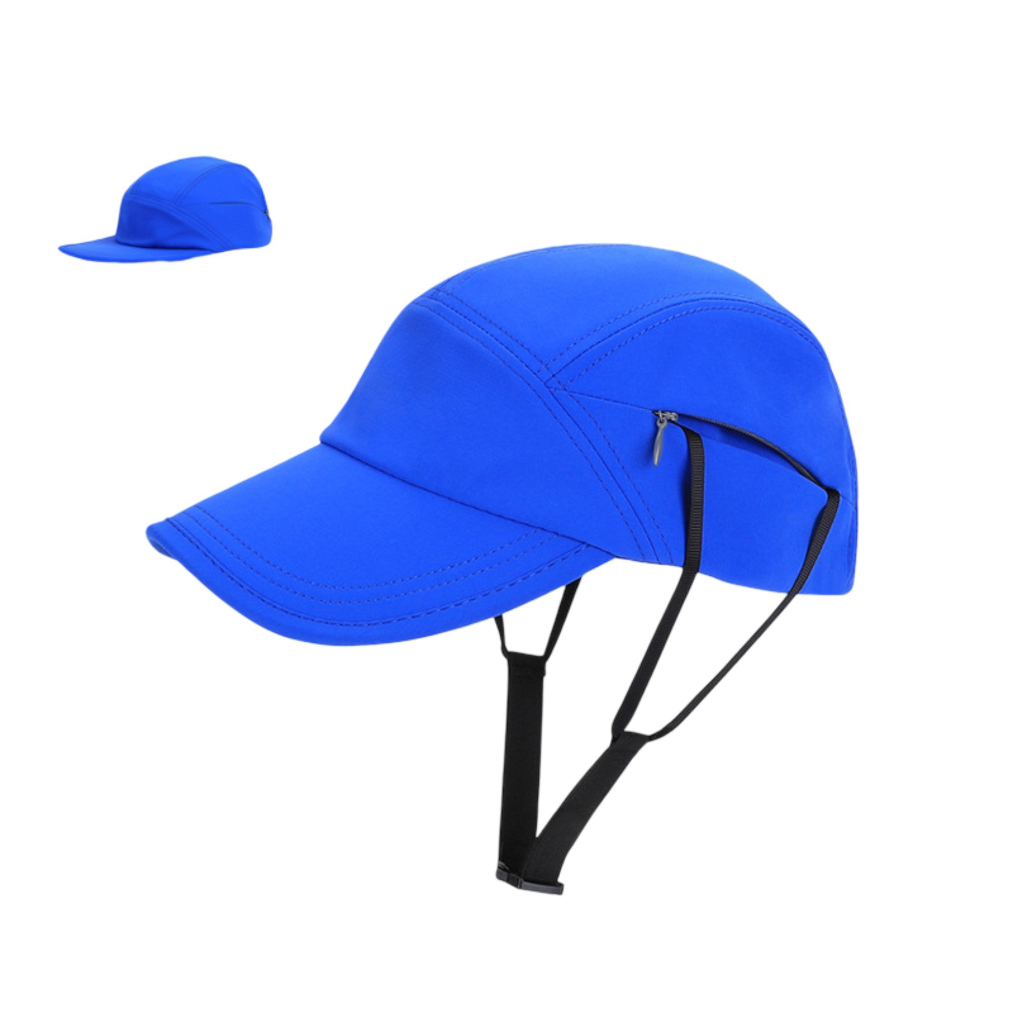 Anna-Kaci Women's Outdoor Baseball Cap with Hidden Chin Strap Breathable Sports Hiking Sun Hat Adjustable Fit