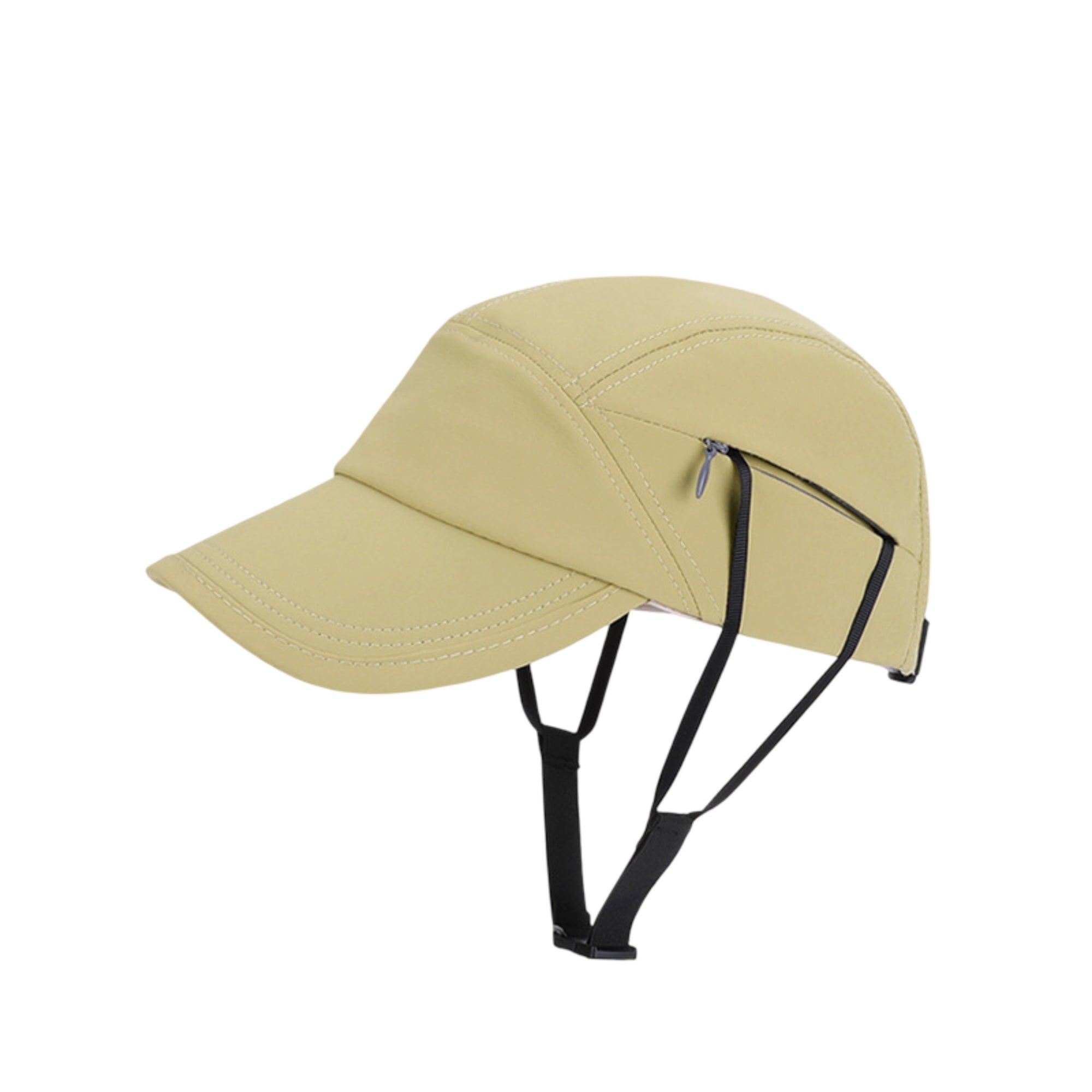 Anna-Kaci Women's Outdoor Baseball Cap with Hidden Chin Strap Breathable Sports Hiking Sun Hat Adjustable Fit