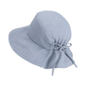 Anna-Kaci Women's Wide Brim Sun Hat with Back Bow Adjustable Cotton Bucket Hat Summer Beach Sun Hat