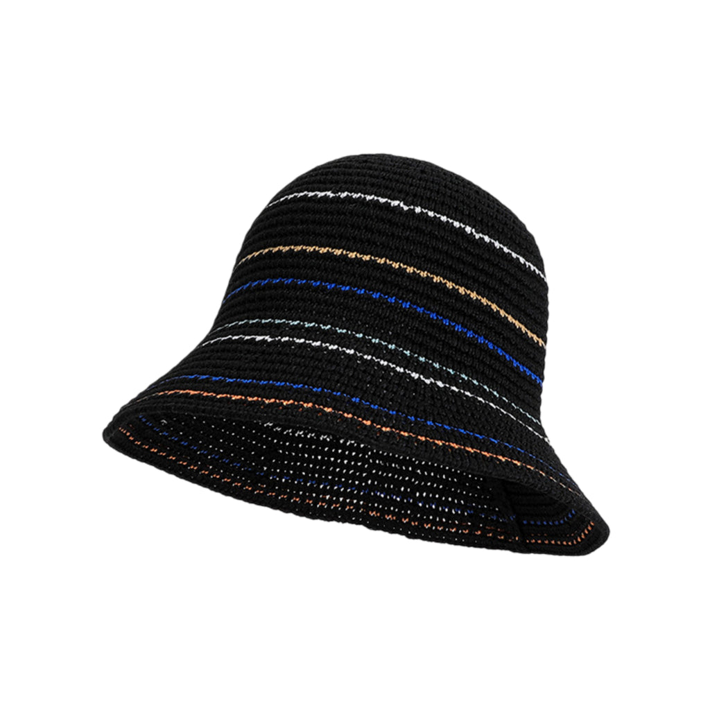 Anna-Kaci Womens Straw Bucket Hat Breathable Woven Sun Hat Lightweight Packable Summer Beach Hat