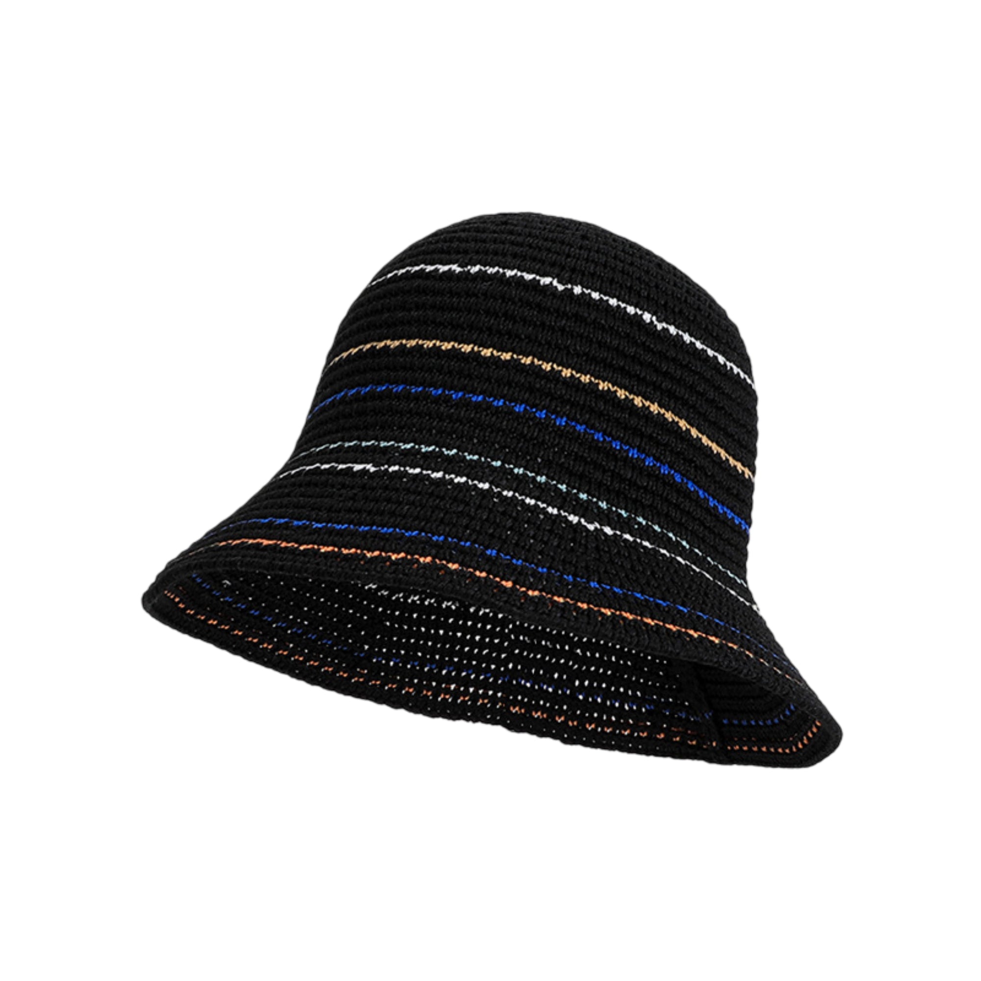 Anna-Kaci Womens Straw Bucket Hat Breathable Woven Sun Hat Lightweight Packable Summer Beach Hat