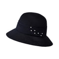 Anna-Kaci Womens Straw Sun Hat with Pearl Accent Band Lightweight Summer Beach Travel Hat