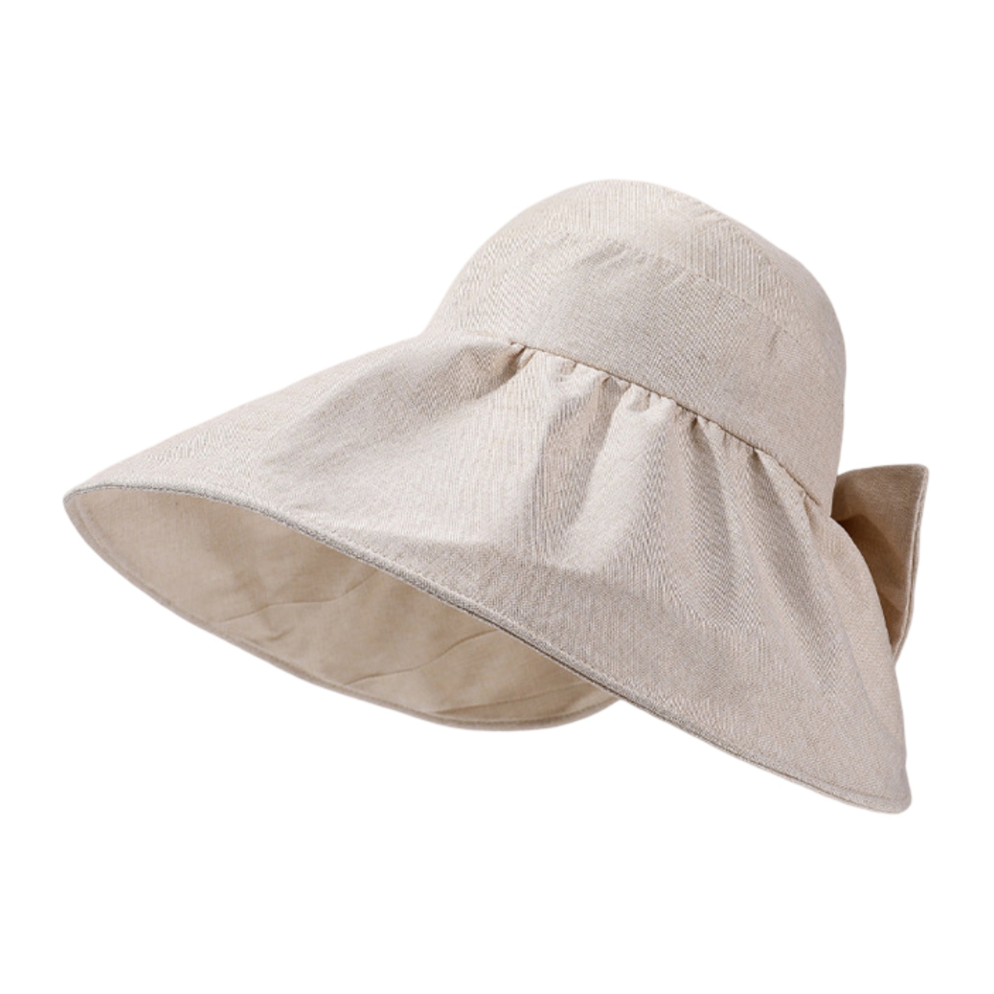 Anna-Kaci Womens Wide Brim Sun Hat with Bow Detail Breathable Foldable Summer Beach Travel Hat