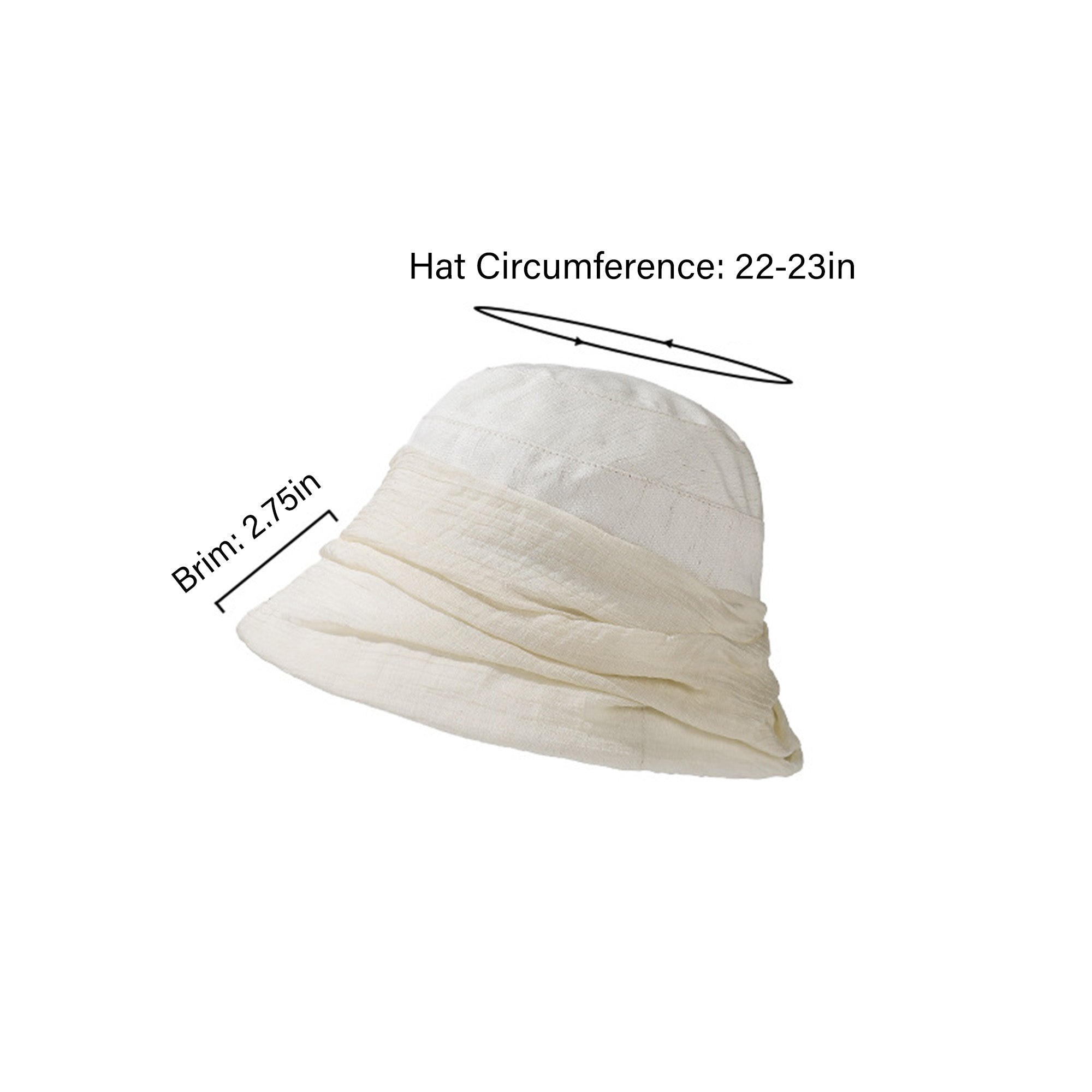 Anna-Kaci Womens Bucket Hat Soft Breathable Fabric Summer Casual Sun Hat for Travel Outdoor Beach Wear