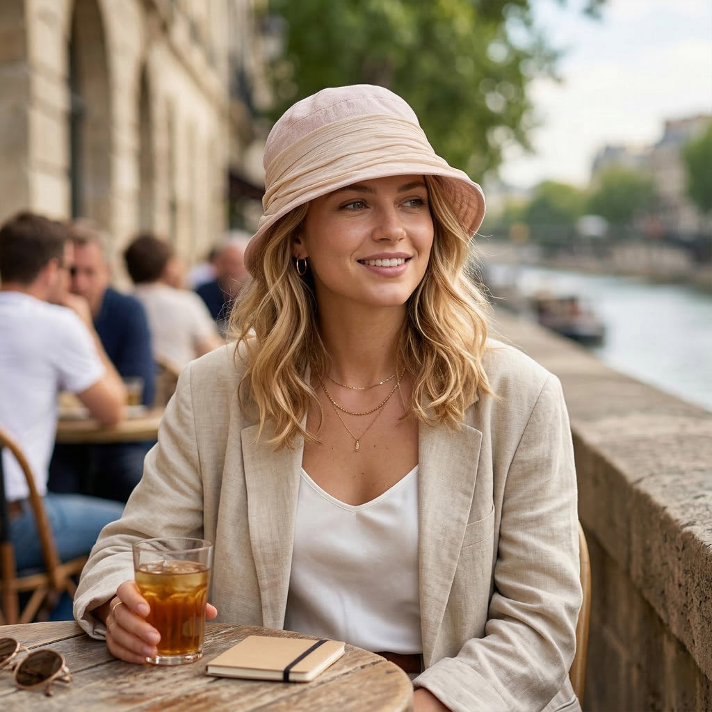 Anna-Kaci Womens Bucket Hat Soft Breathable Fabric Summer Casual Sun Hat for Travel Outdoor Beach Wear