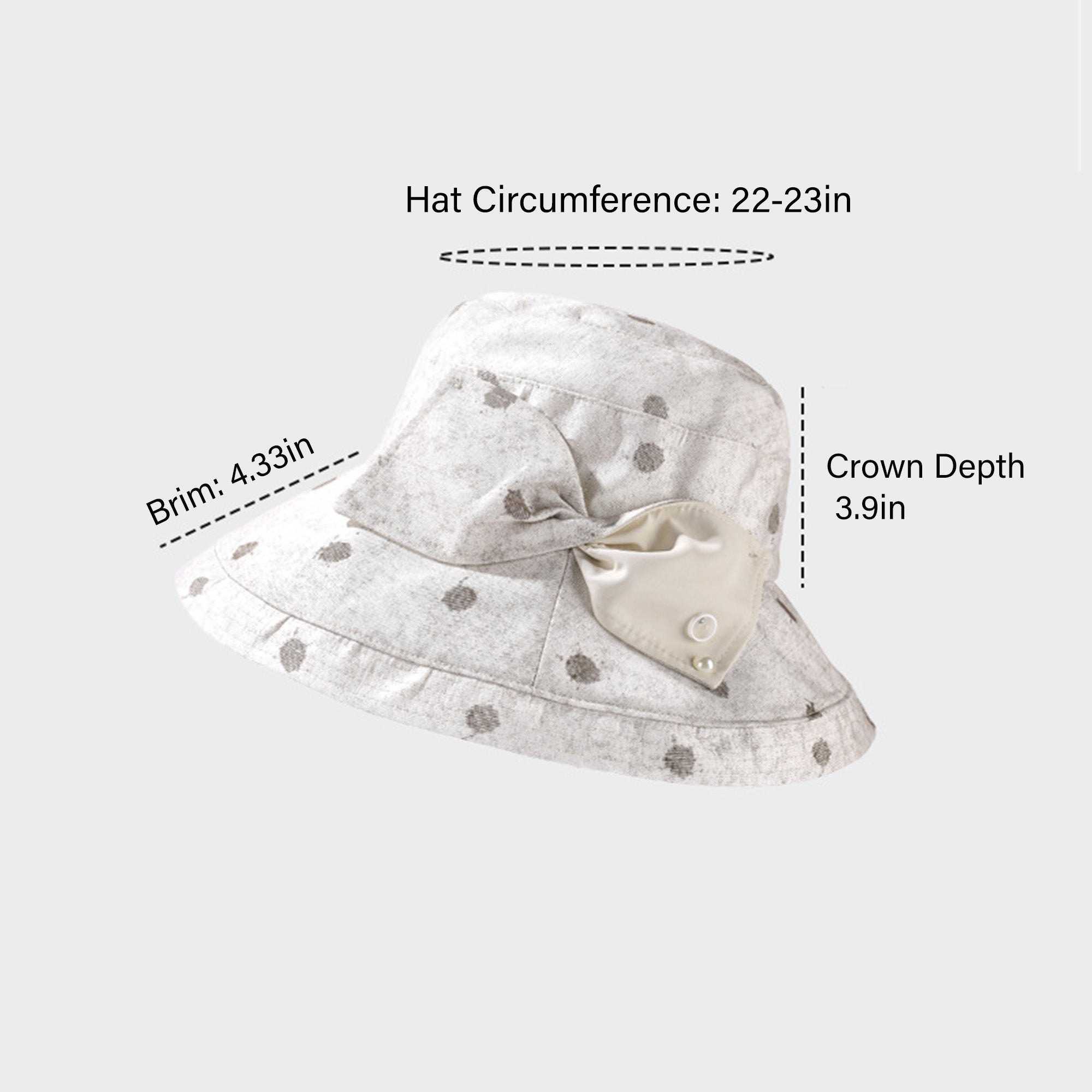 Anna-Kaci Womens Printed Bucket Hat Breathable Sun Hat with Foldable Brim Casual Outdoor Travel Beach Hat