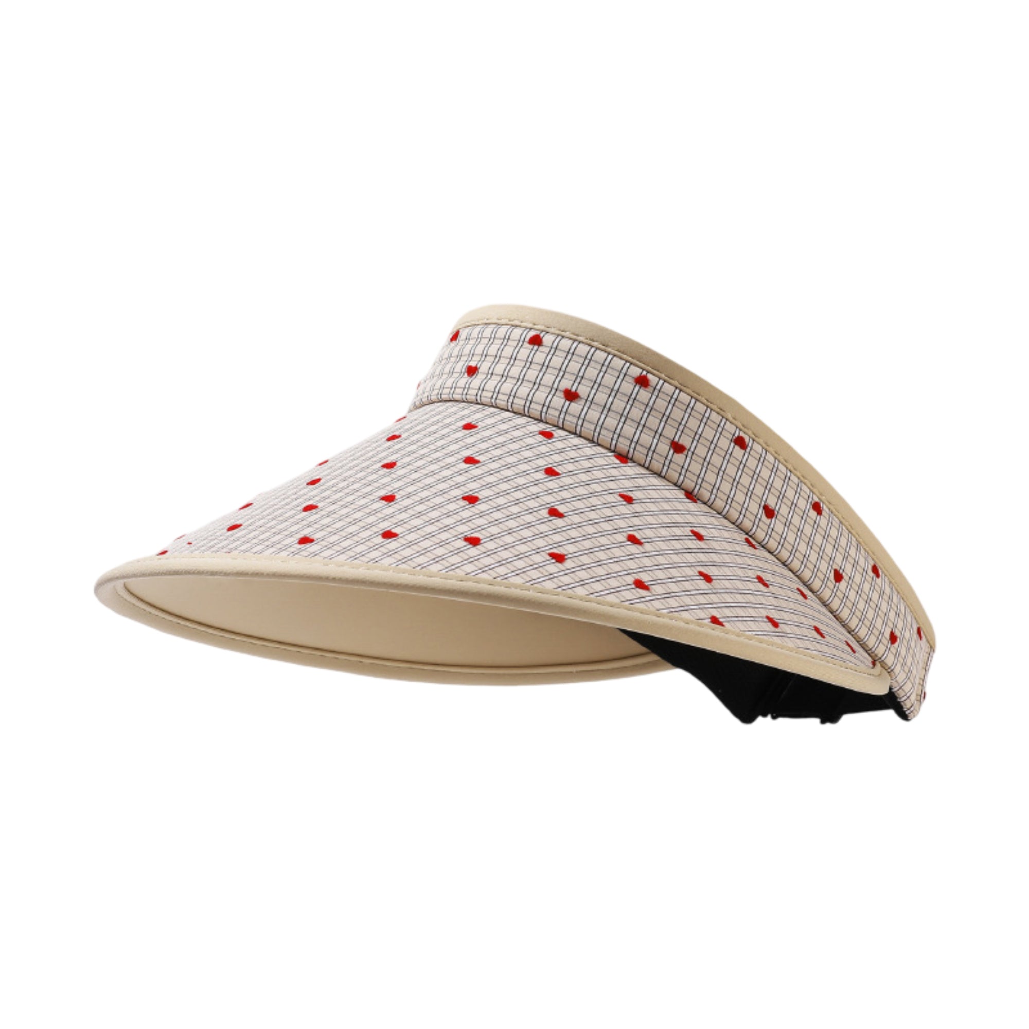 Anna-Kaci Womens Sun Visor Hat Lightweight Breathable Wide Brim Open Top Summer Travel Beach Hat