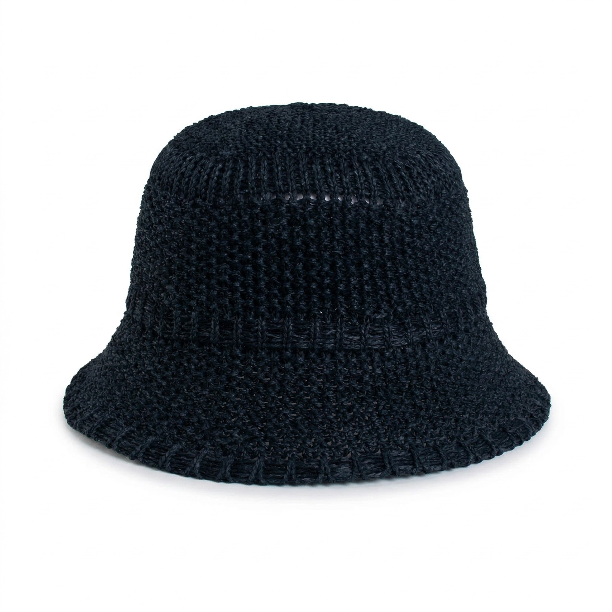 Anna-Kaci Women's Straw Bucket Hat Lightweight Woven Sun Hat Packable Summer Beach Hat with Breathable Design