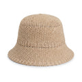 Anna-Kaci Women's Straw Bucket Hat Lightweight Woven Sun Hat Packable Summer Beach Hat with Breathable Design