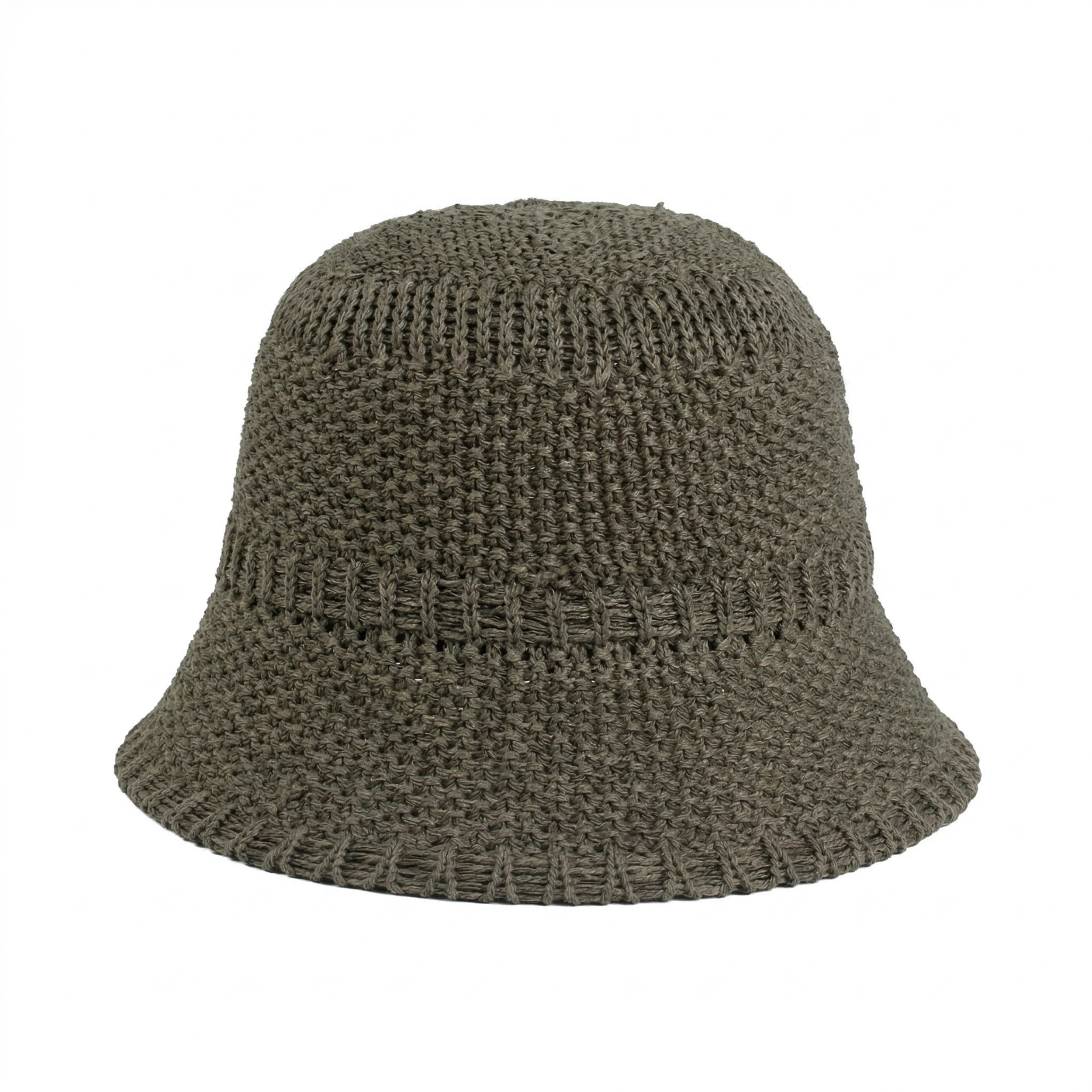 Anna-Kaci Women's Straw Bucket Hat Lightweight Woven Sun Hat Packable Summer Beach Hat with Breathable Design