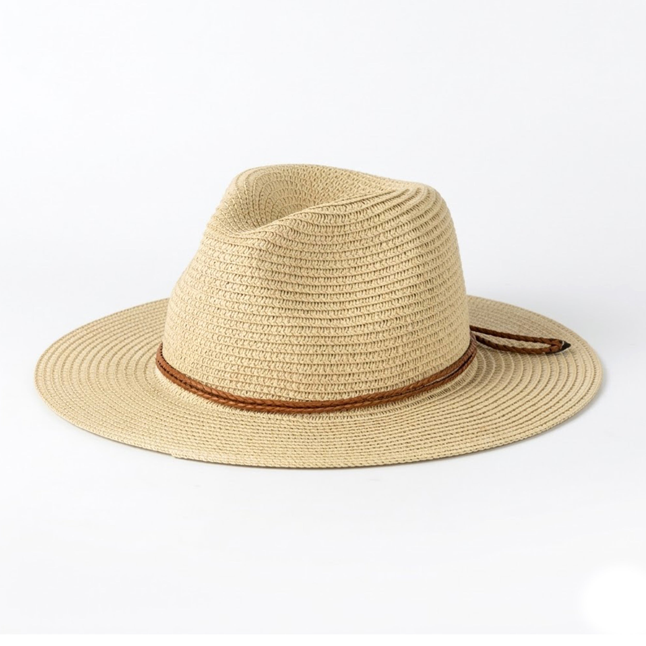 Anna-Kaci Women Wide Brim Straw Sun Hat Lightweight Breathable Summer Beach Hat Packable