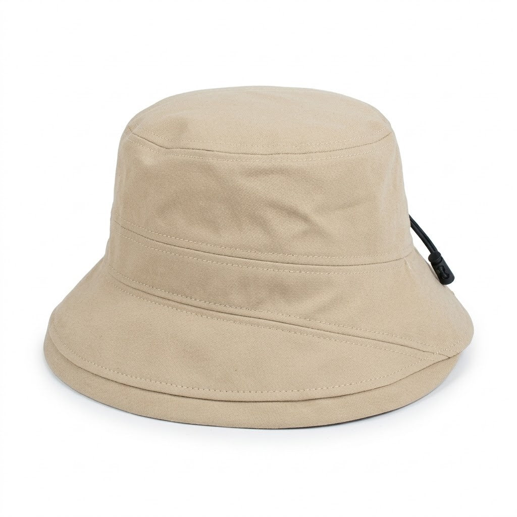 Anna-Kaci Women Cotton Bucket Hat Lightweight Sun Hat with Adjustable Drawstring Wide Brim