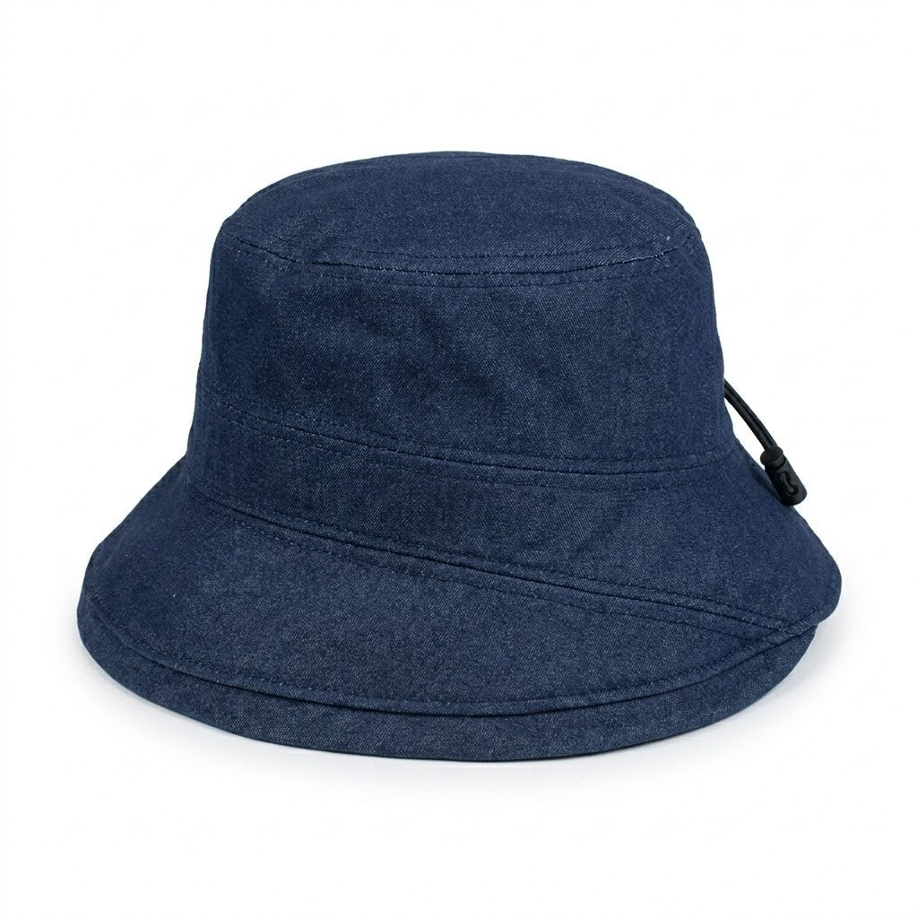 Anna-Kaci Women Cotton Bucket Hat Lightweight Sun Hat with Adjustable Drawstring Wide Brim