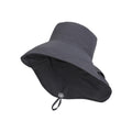Anna-Kaci Wide Brim Sun Hat with Neck Flap Ponytail Opening Water Resistant Outdoor Hat for Women