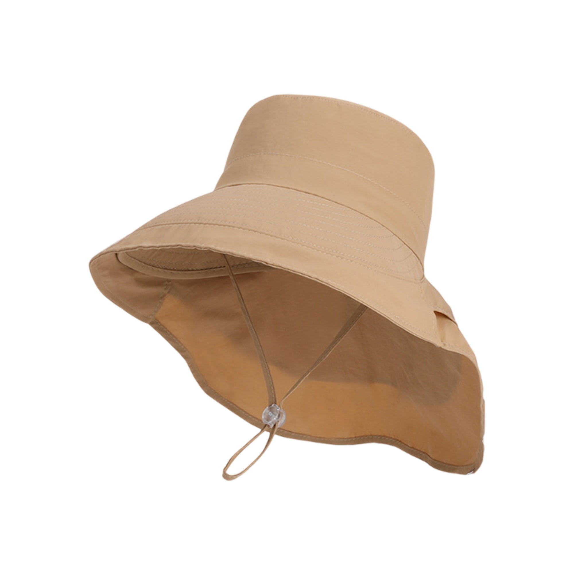 Anna-Kaci Wide Brim Sun Hat with Neck Flap Ponytail Opening Water Resistant Outdoor Hat for Women