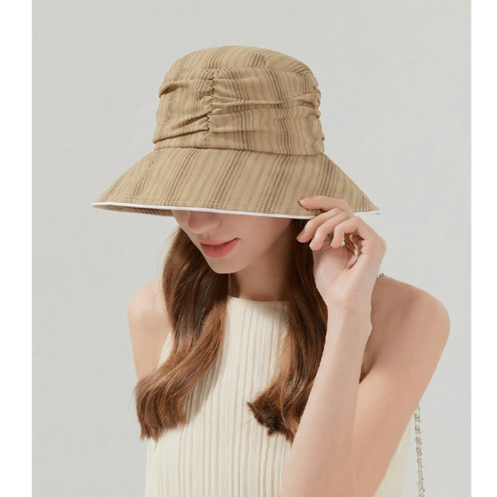 Anna-Kaci Women's Lightweight Bucket Hat Wide Brim Sun Hat Breathable Mesh Lining Casual Summer Hat