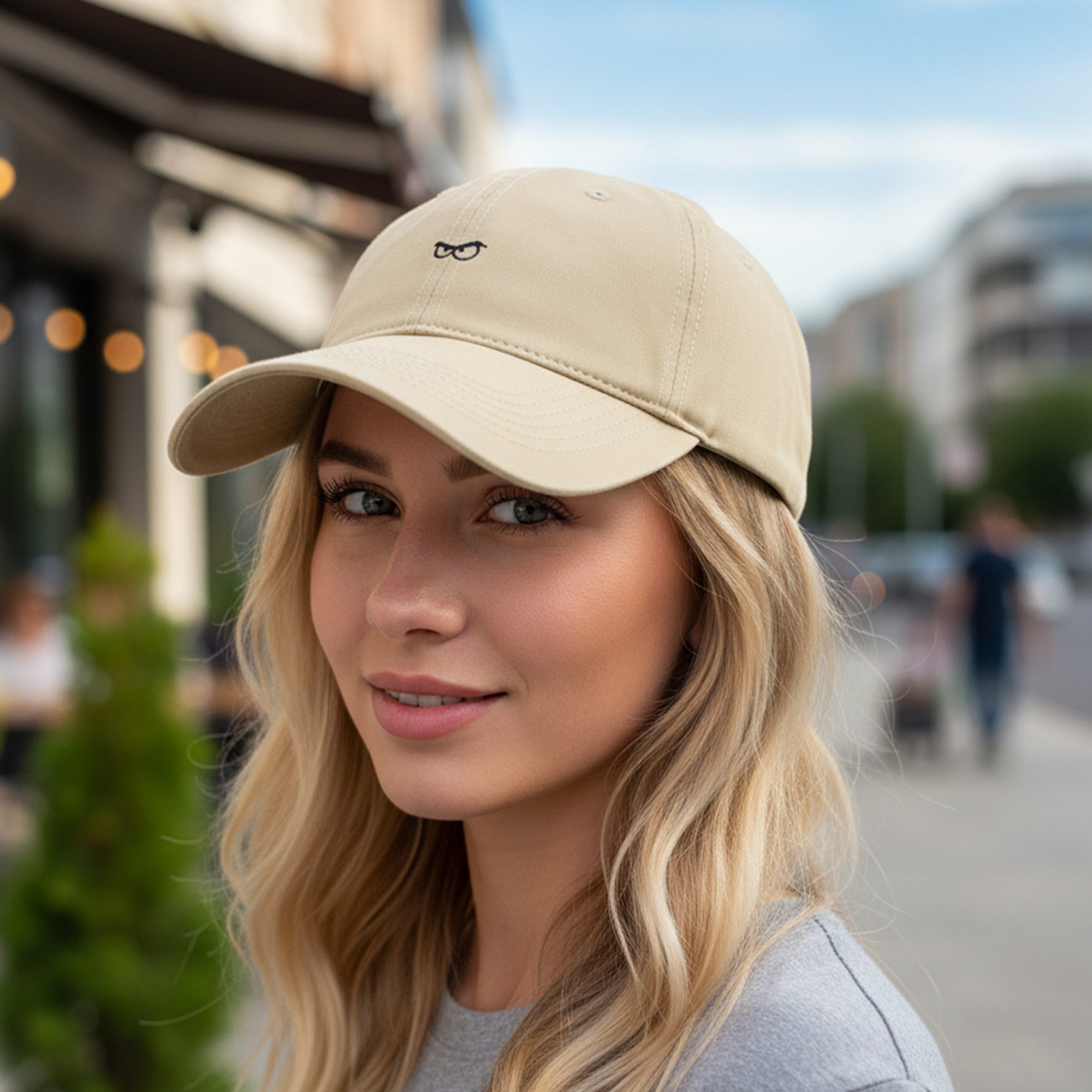 Anna-Kaci Women's Cotton Baseball Cap Adjustable Strap Lightweight Embroidered Casual Everyday Hat