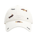 Anna-Kaci Women's Cotton Baseball Cap Embroidered Dog Pattern Adjustable Strap Breathable Casual Hat