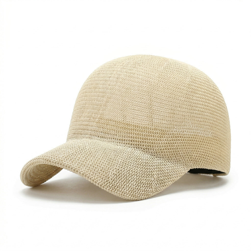 Anna-Kaci Women Straw Baseball Cap Lightweight Breathable Sun Hat Casual Summer Visor Hat